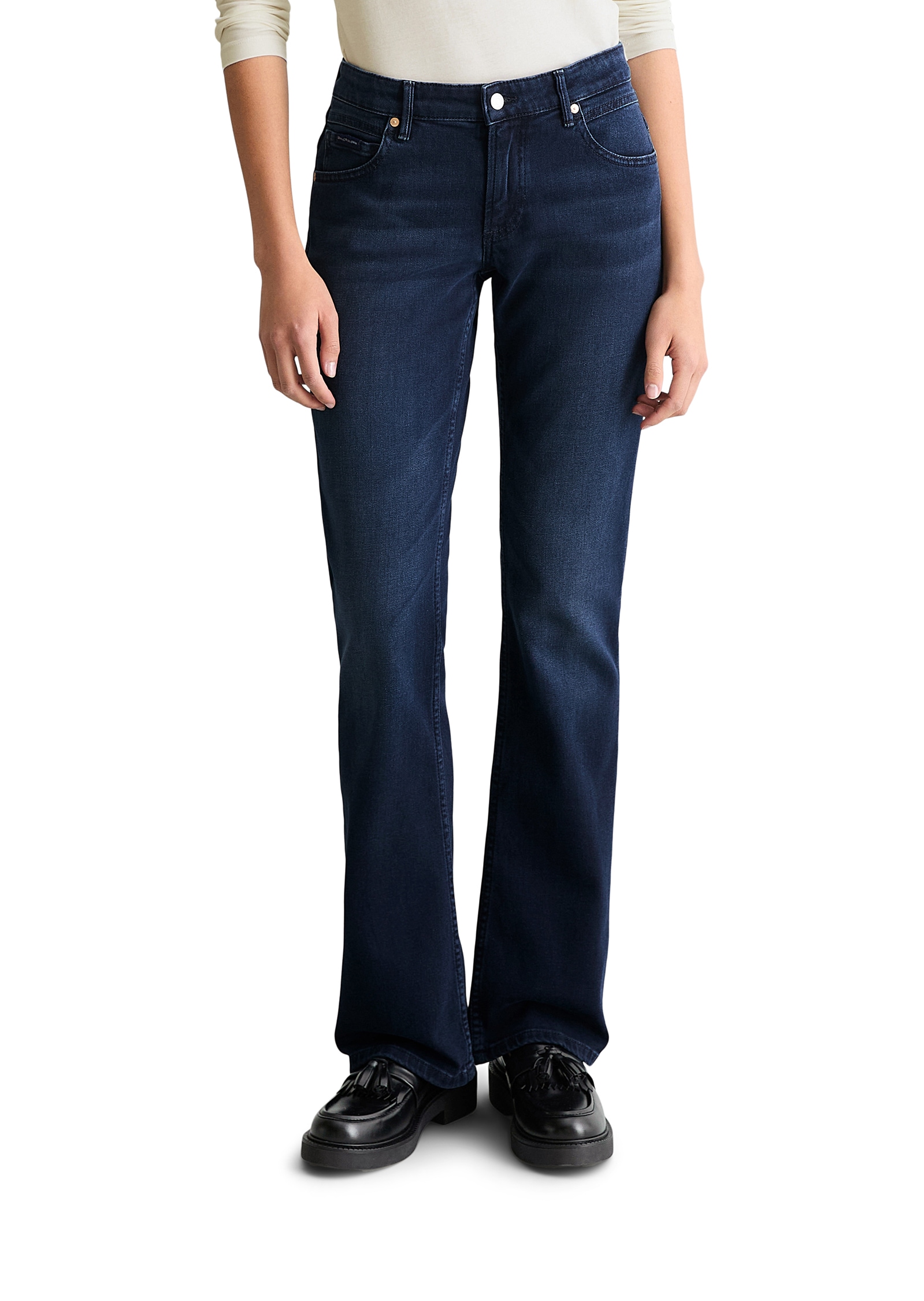 Image of Marc OPolo DENIM Bootcut-Jeans Mid Waist, 5-Pocket Form