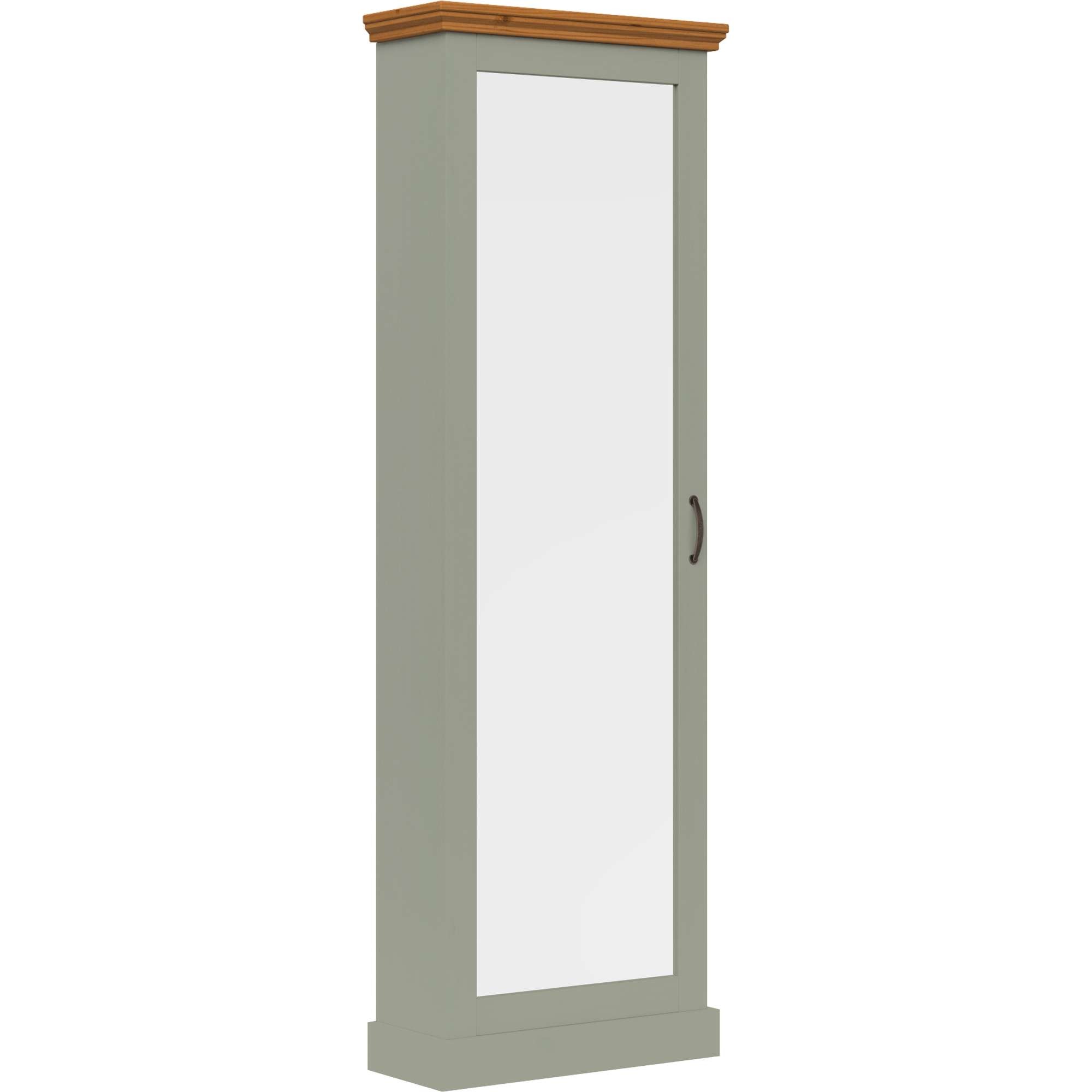 Image of GOODproduct Schuhschrank "Selma" mit Spiegeltür u. 6 Schuhreihen, Breite 60 cm, Höhe 180 cm