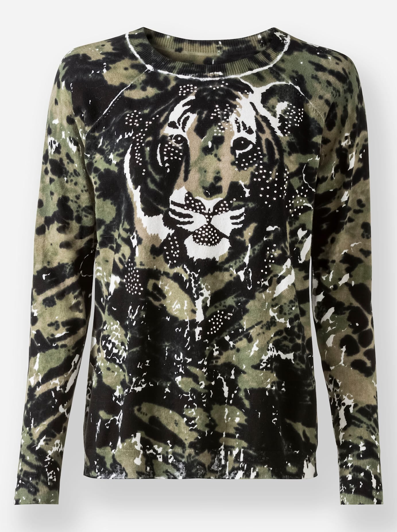 heine Strickpullover »Druck-Pullover«