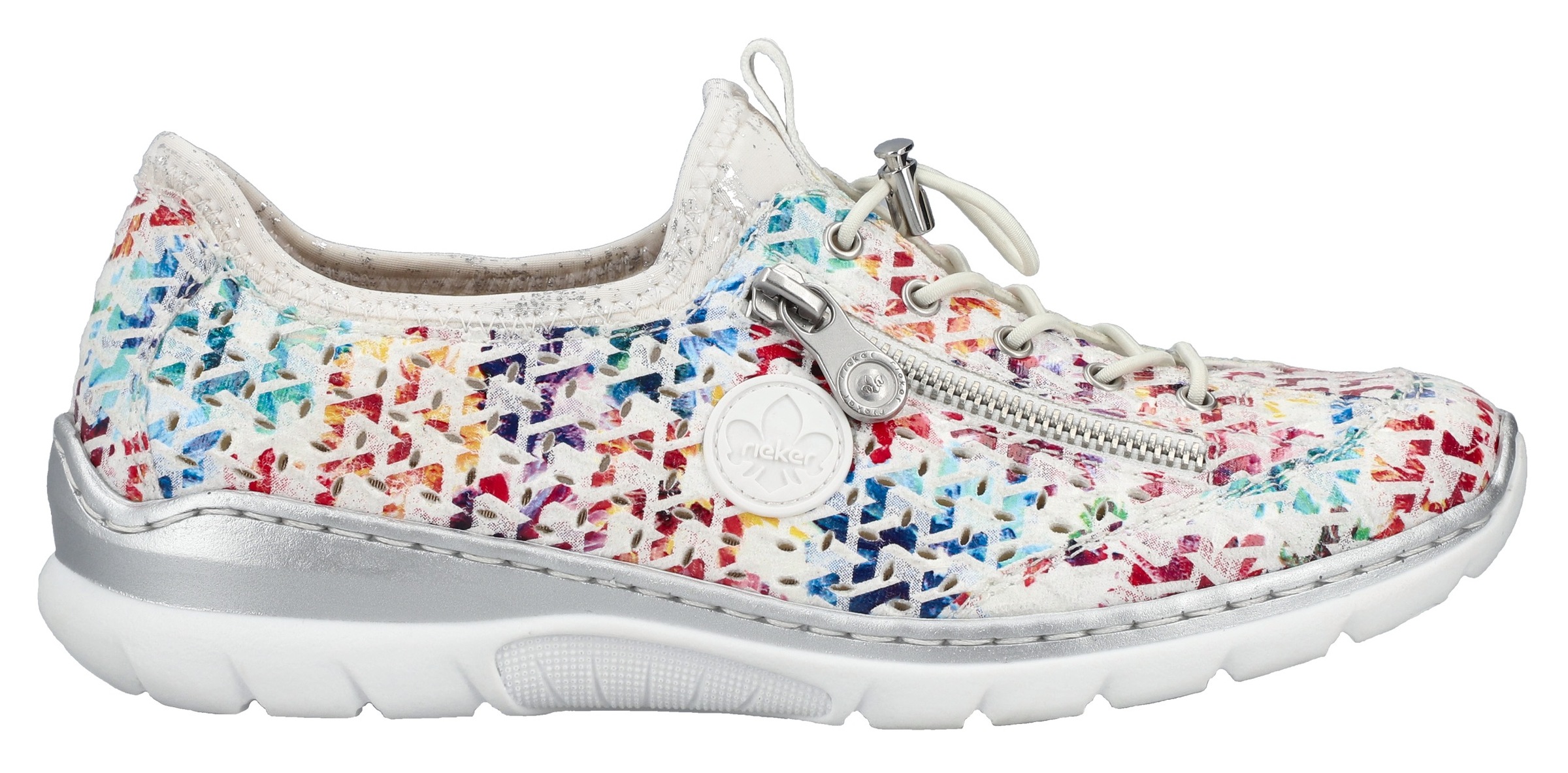 Rieker Slip-On Sneaker  Schlupfschuh, Freizeitsneaker, Halbschuh mit MemoSoft-Ausstattung