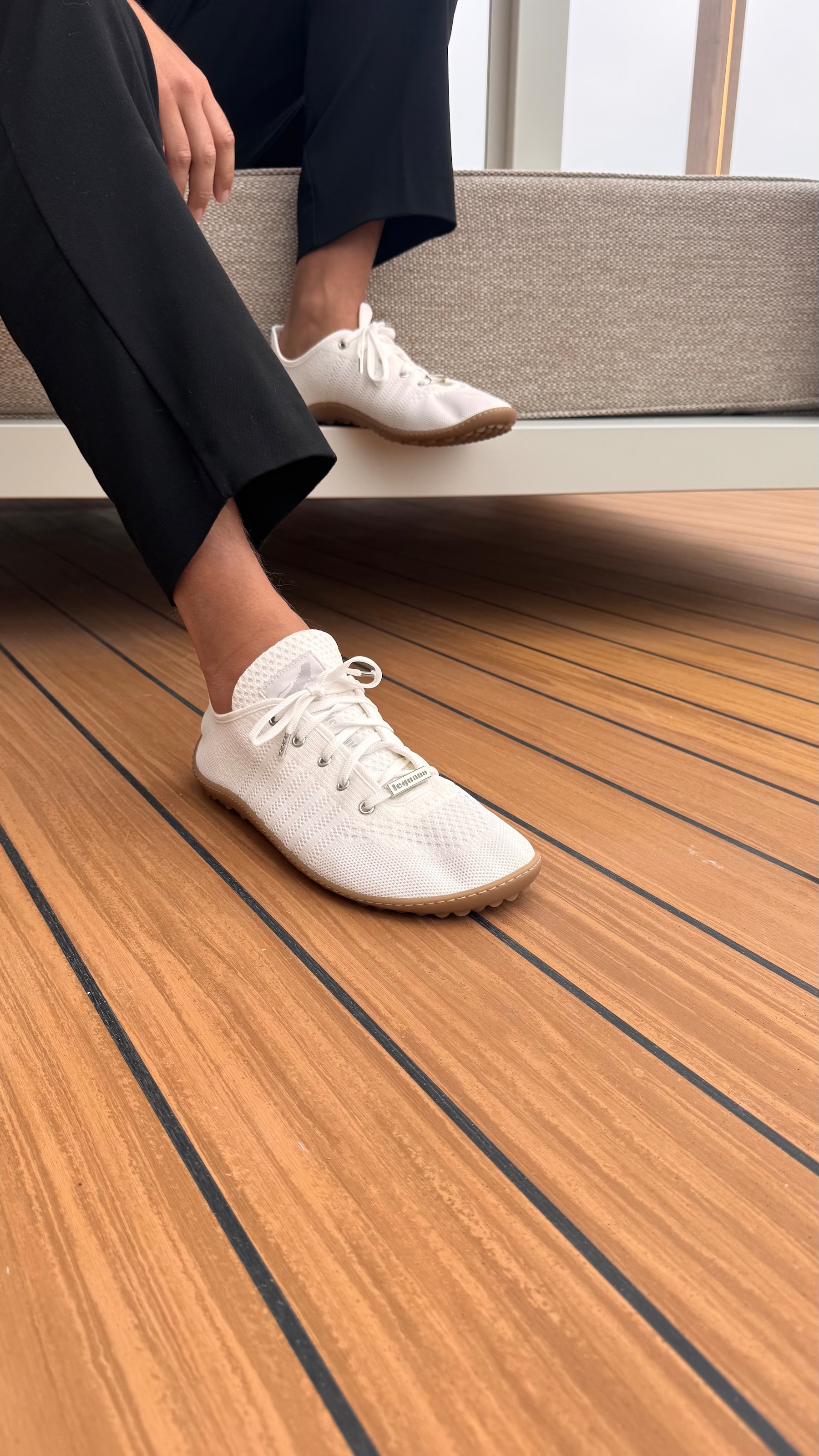 Leguano Chaussures pieds nus »GO«  , Freizeitschuh, Halbschuh, Schnürer mit 360 Grad Halbkugelsohle