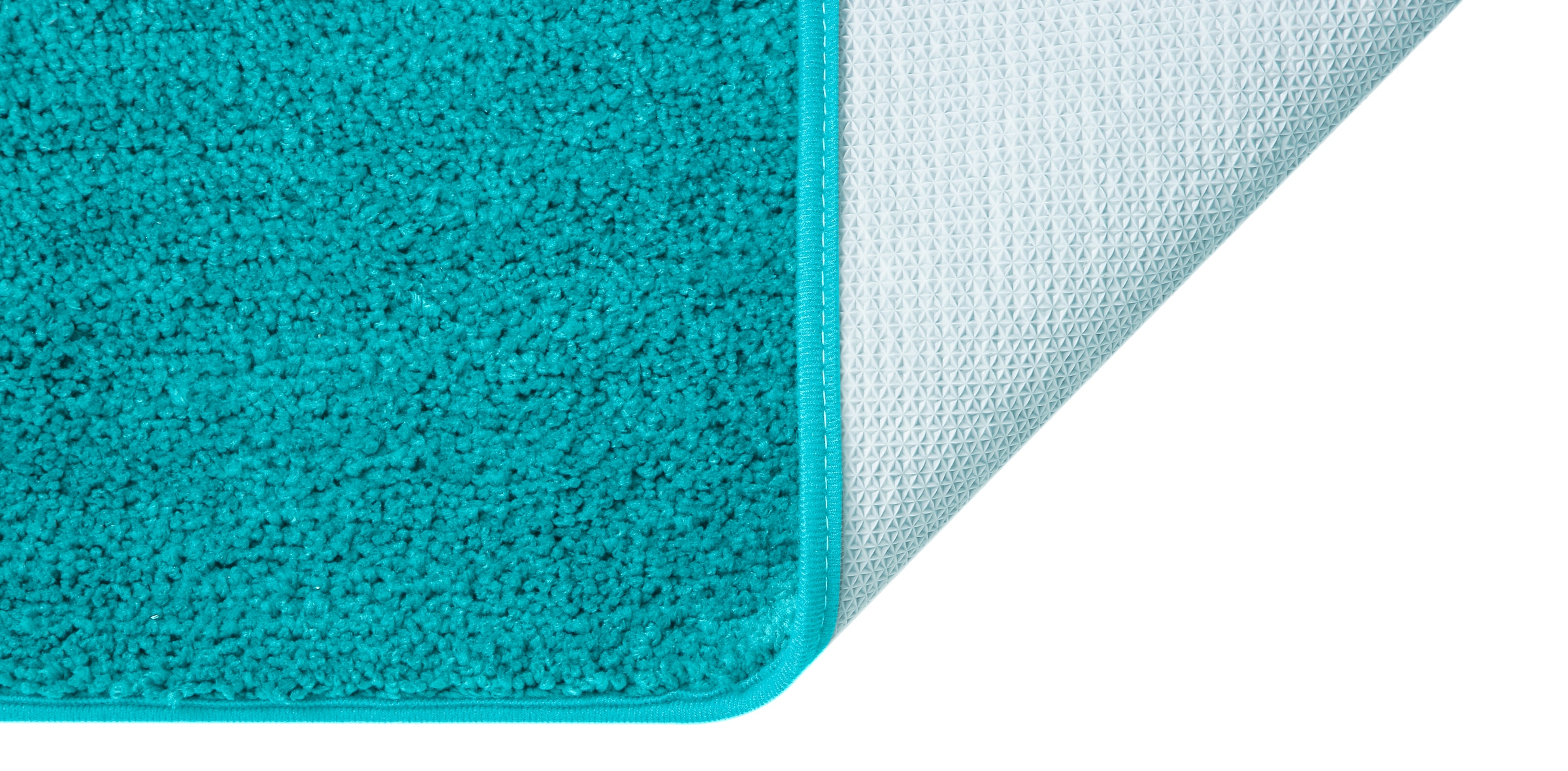 my home Badematte »Regona, Badteppich, Badvorleger, Badezimmer Teppich«, rutschhemmend beschichtet, fussbodenheizungsgeeignet-schnell trocknend-strapazierfähig, Uni Farben, besonders weich, als rechteckig und halbrund erhältlich