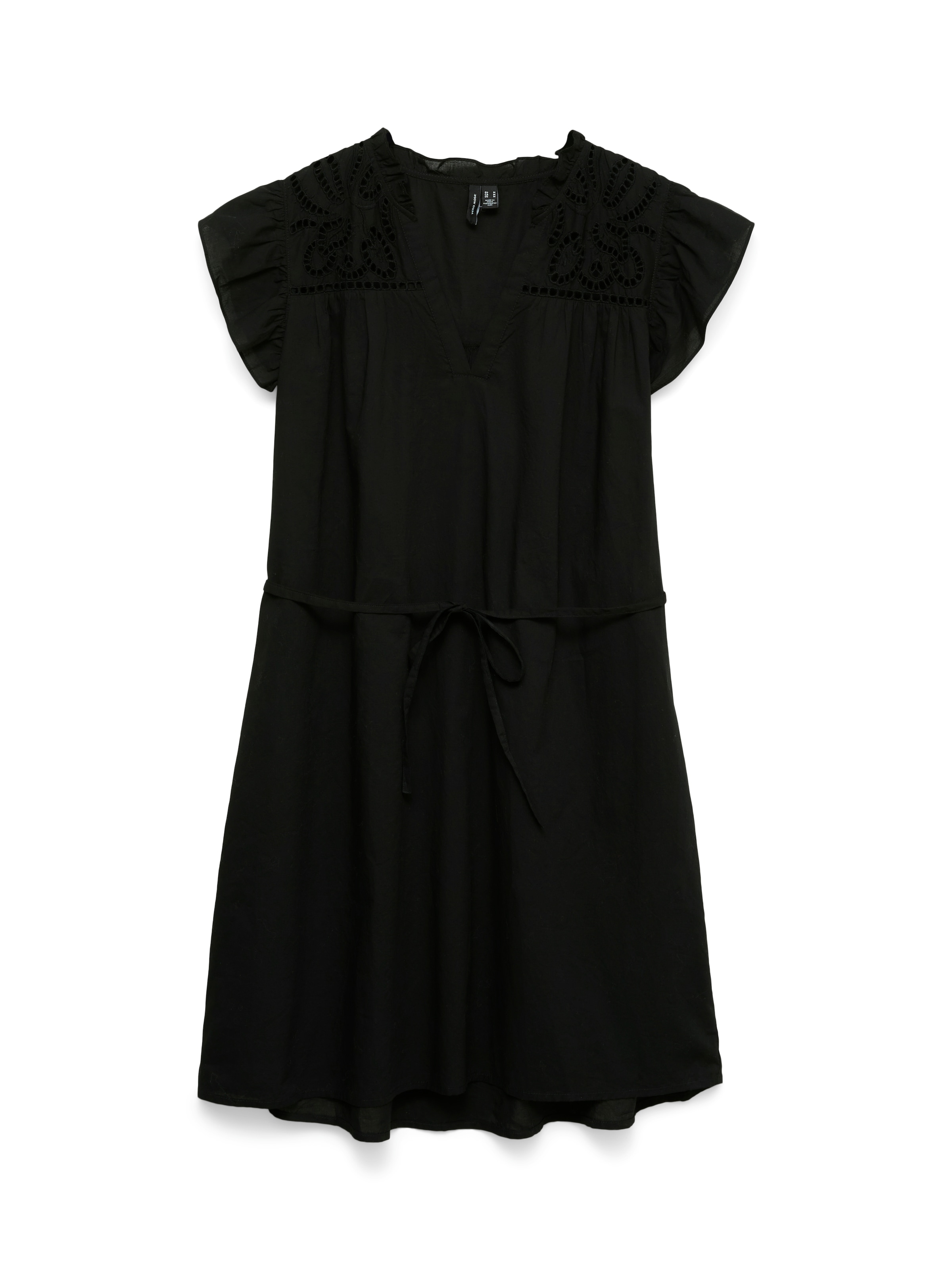 Vero Moda Mini-robe »VMLINE SS SHORT DRESS WVN NOOS« Coton
