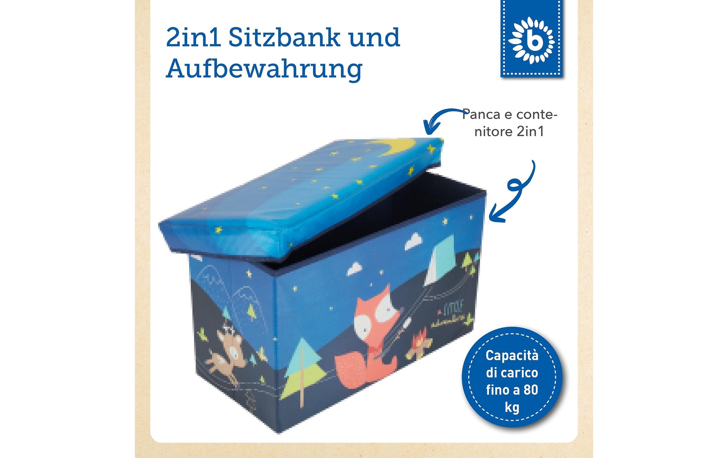 BIECO Aufbewahrungsbox »Scout Camp«