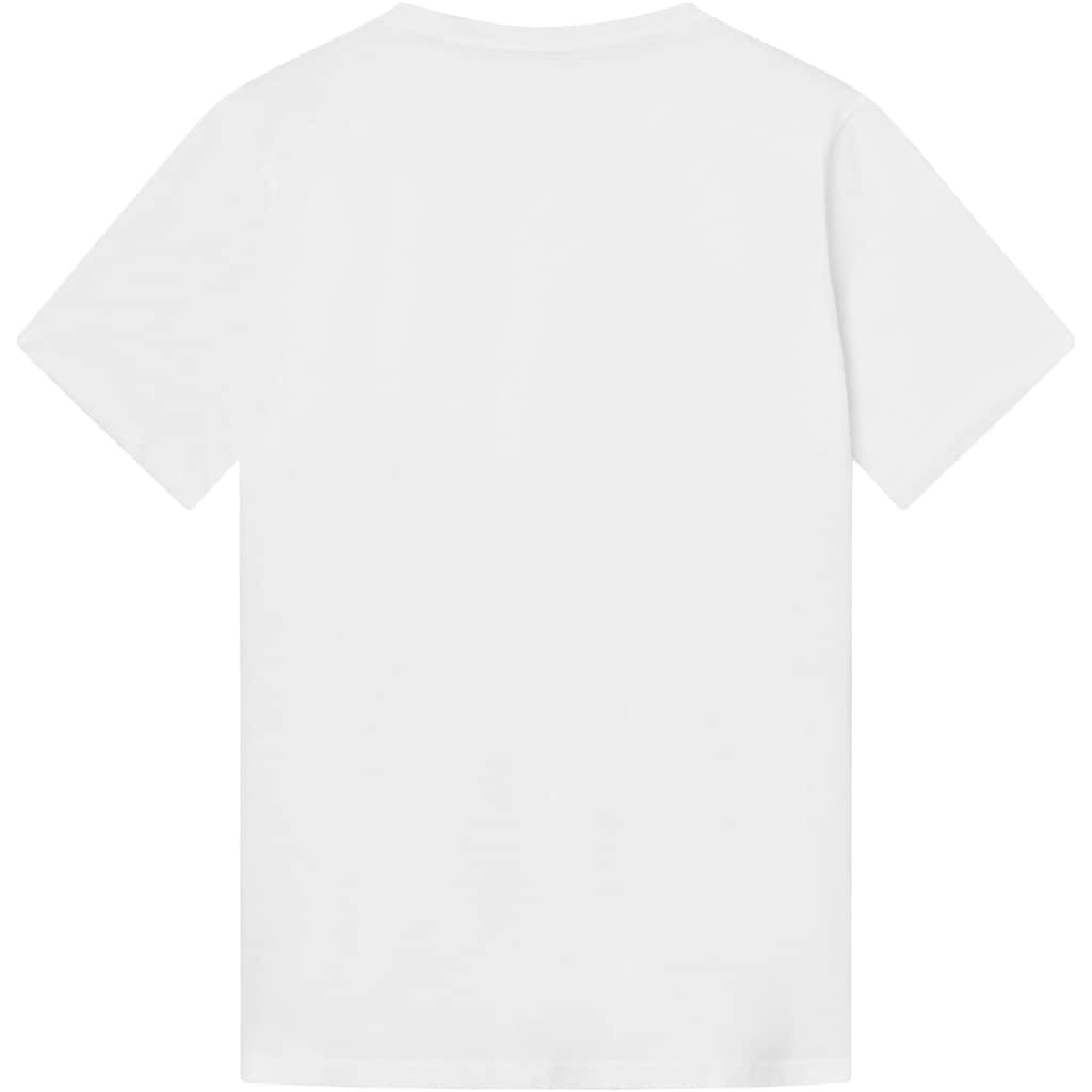KnowledgeCotton Apparel T-Shirt »Basic-Shirt Badge«