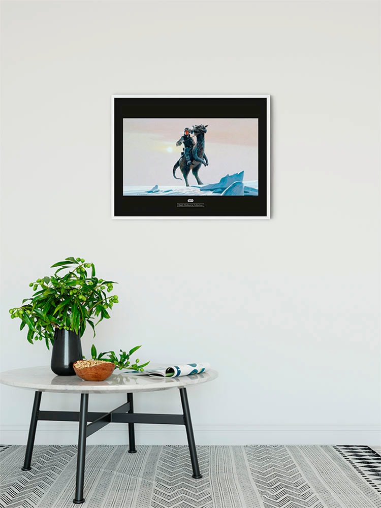 Komar Image »Star Wars Classic RMQ Hoth Tauntaun« Star Wars 1 cuis tlg. tableau mural décoratif pour chambre d'enfant - sans cadre