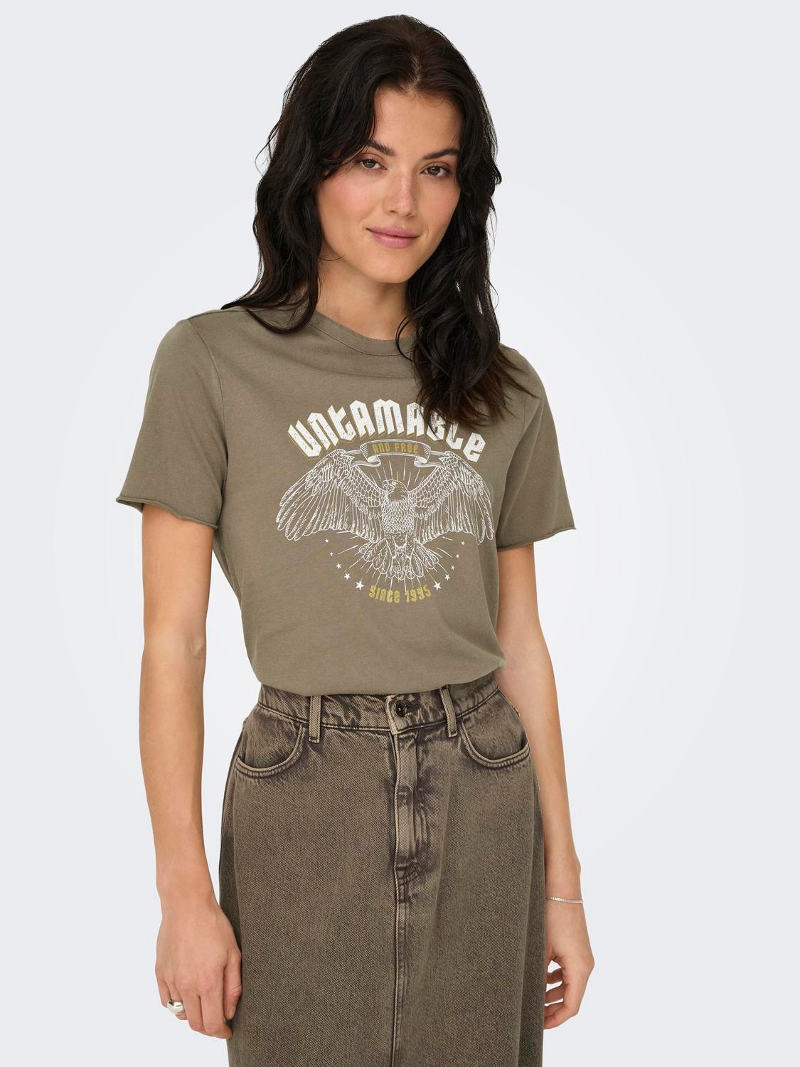 ONLY Rundhalsshirt »ONLLUCY REG S/S TOP JRS NOOS« unterschiedlich bedruckt