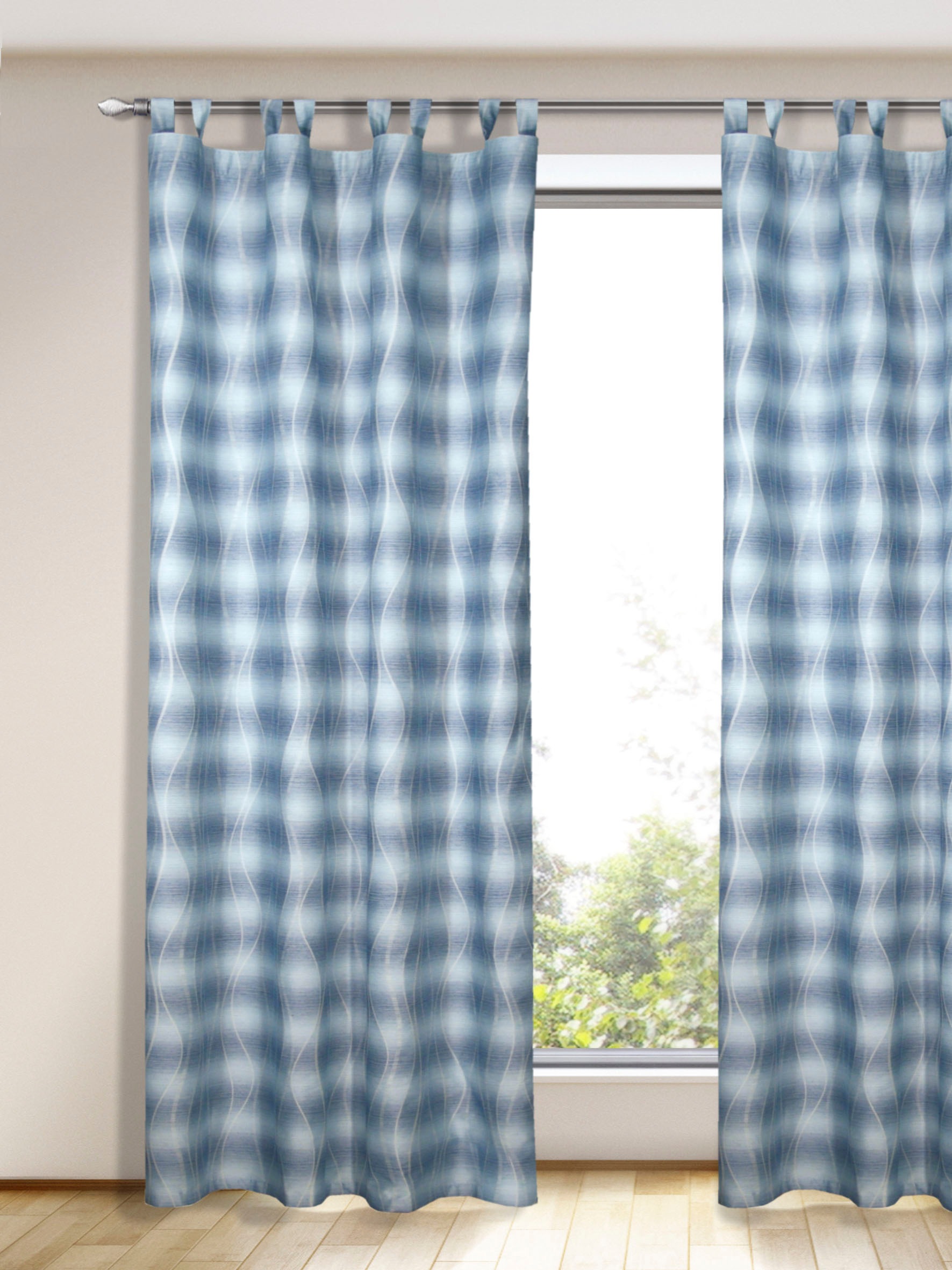Image of WILLKOMMEN ZUHAUSE by ALBANI GROUP Vorhang »Wellenlinien«, (1 St.), Blickdichter Dekoschal bei Ackermann Versand Schweiz