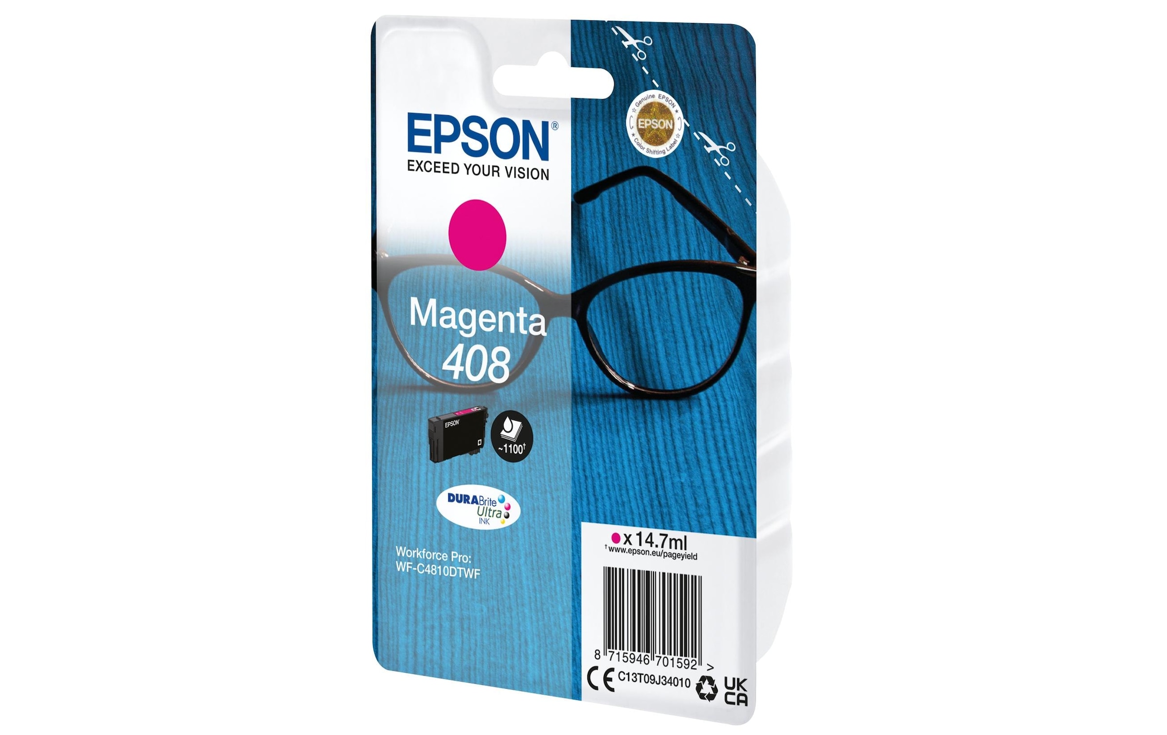 Image of Epson Tintenpatrone "408 / C13T09J34010 Magenta"