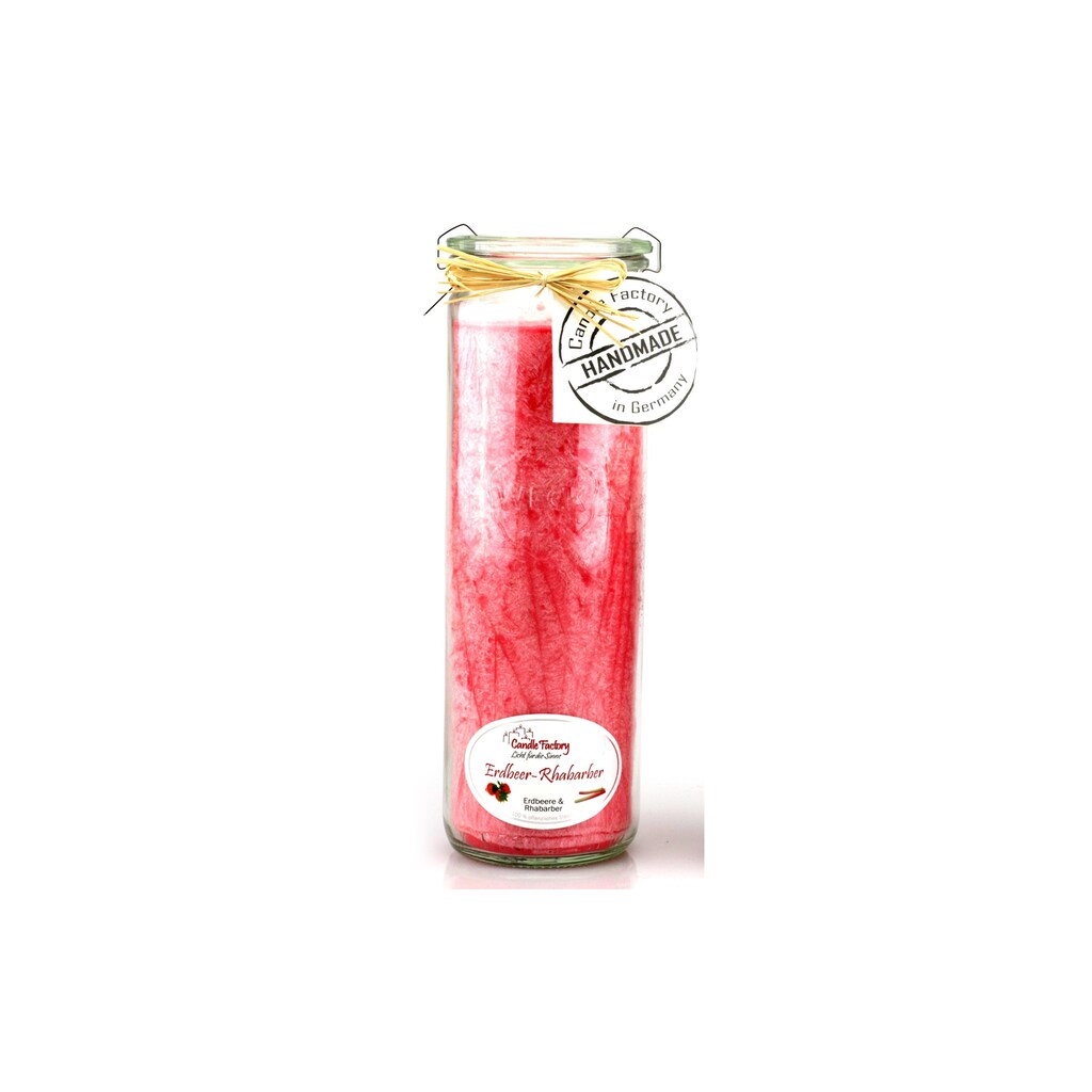 Duftkerze »Candle Factory Erdbeer und Rhabarber Big Jumbo«
