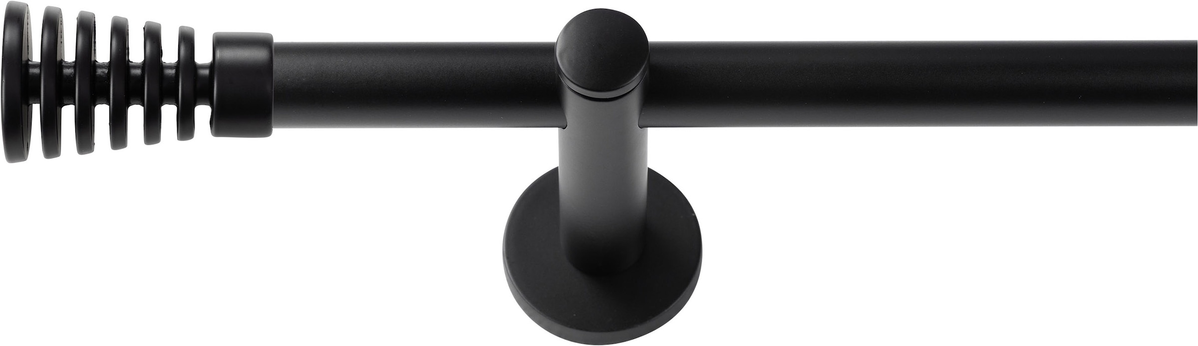 SN DECO GROUP Gardinenstange »Gardinenstange Gap Ø 19 mm, 1-läufig, Fixmass, verschraubt« Ø 19 mm Fixmass;kürzbar