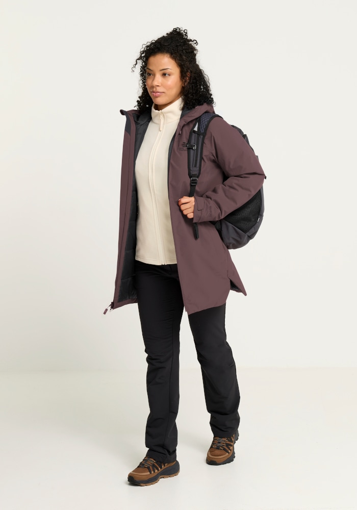 Jack Wolfskin Manteau d'hiver »HEIDELSTEIN 2 INS JKT W« à manches longues, en polyester
