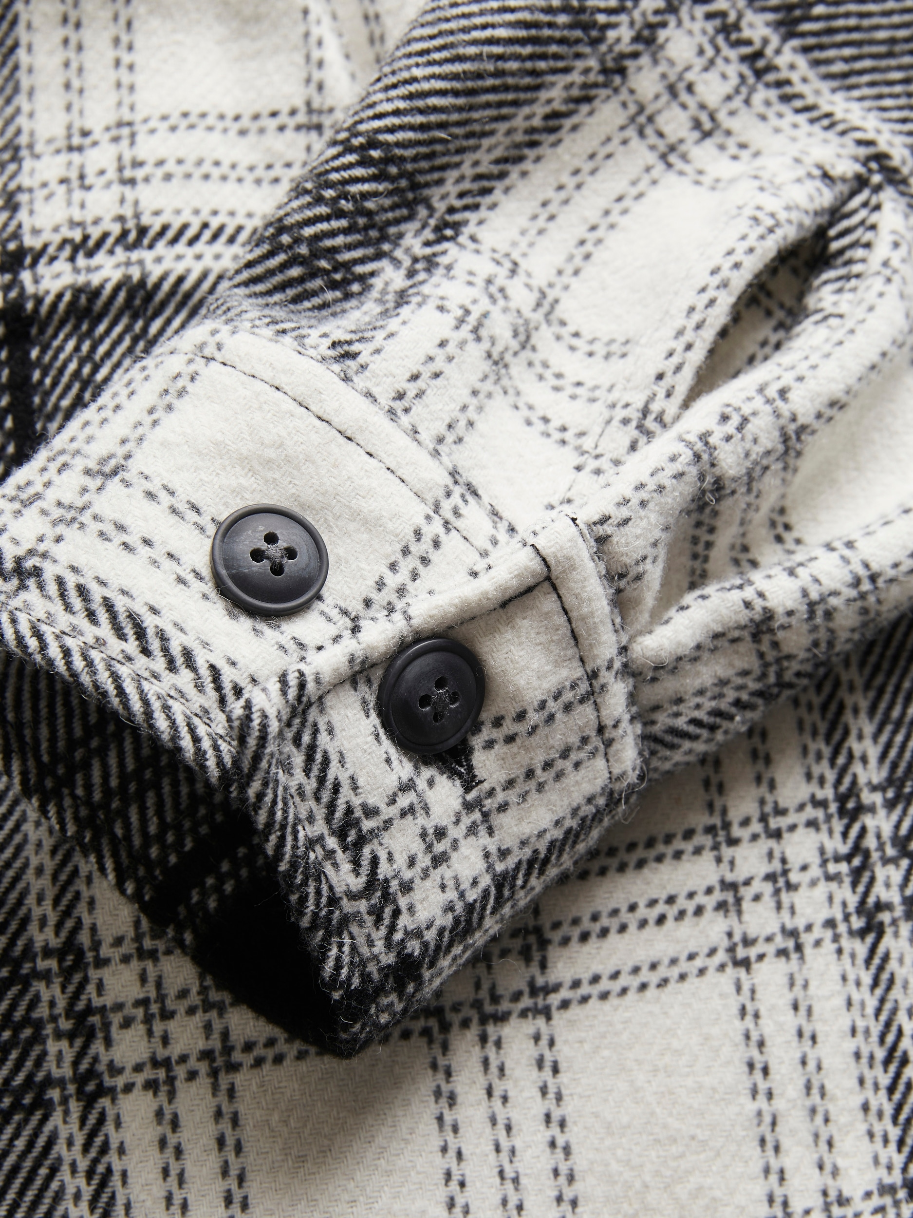 Jack & Jones Langarmhemd »JCOEDDIE CHECK WOOL BLEND OVERSHIRT LS«, Overshirt Form