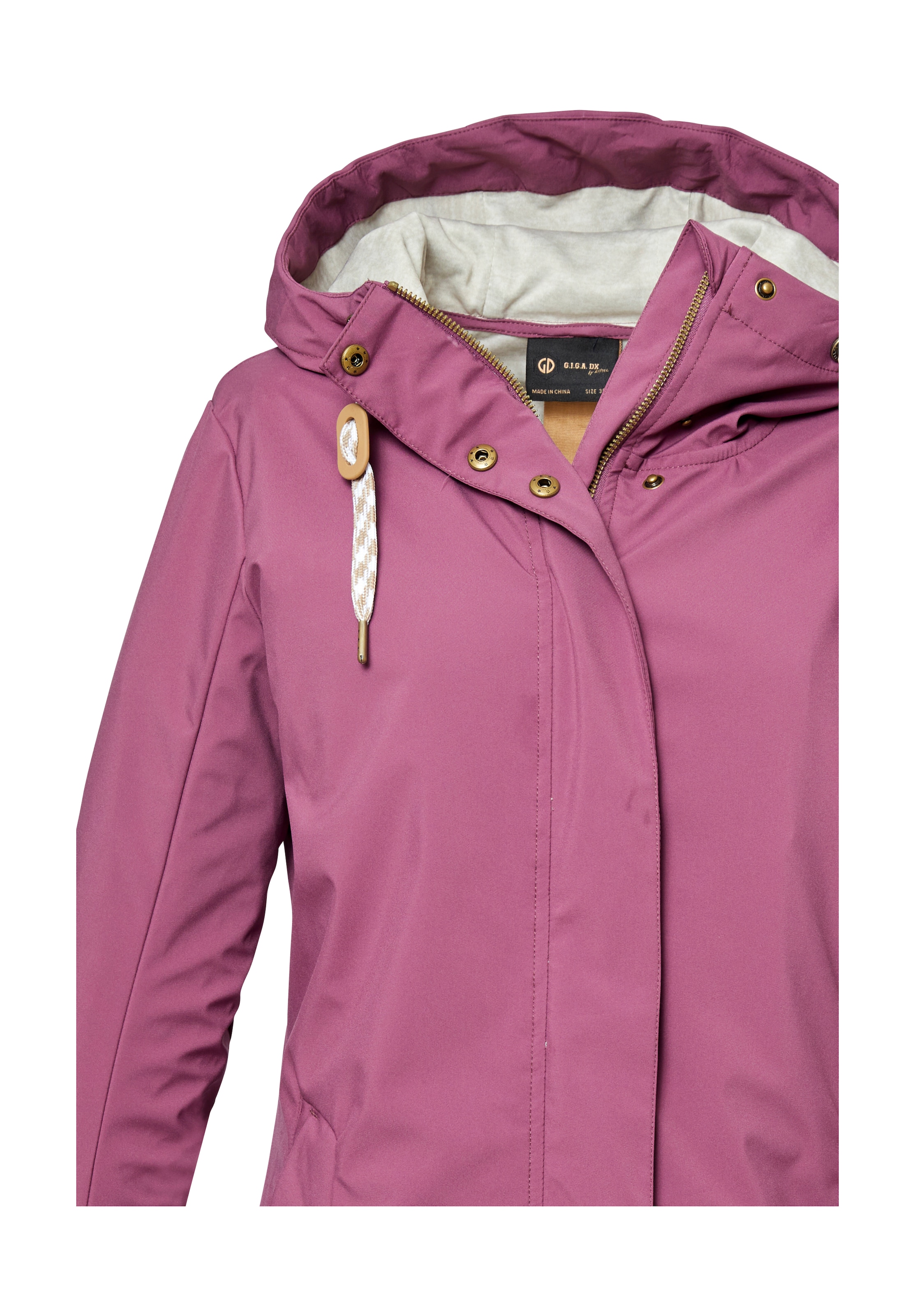 G.I.G.A. DX by killtec Softshellparka »GS 16 WMN SFTSHLL PRK«, Wasserdichter, atmungsaktiver Parka aus recycelten Materialien