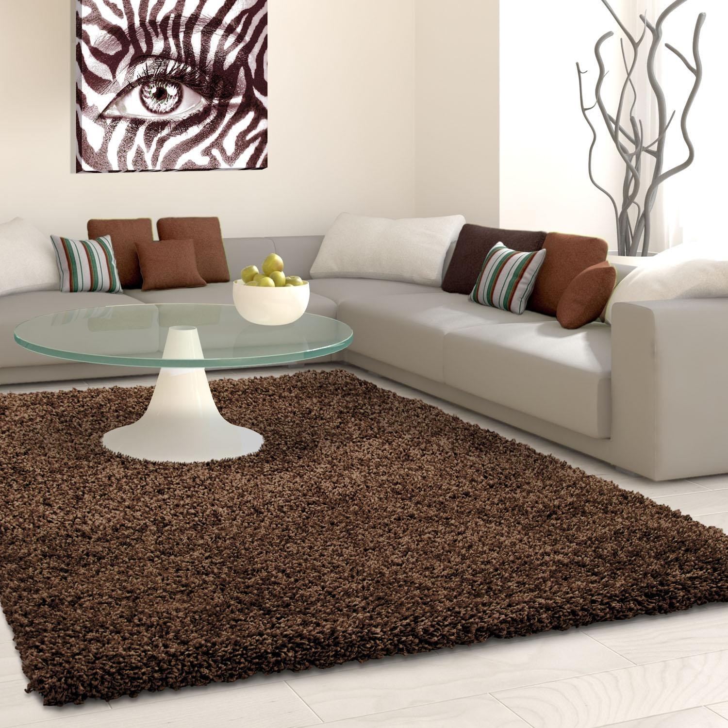 Image of Ayyildiz Teppiche Hochflor-Teppich "Life Shaggy 1500" rechteckig 30 mm Höhe Langflor, uni, grosse Farbauswahl, robust, auch als Läufer und in rund