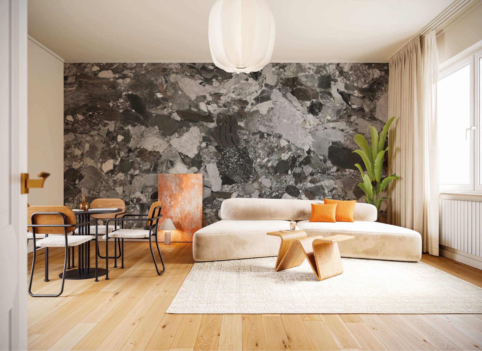 Image of Komar Fototapete "Vlies Fototapete - Marble Master - Grösse 350 x 250 cm" Motiv bedruckt glatt