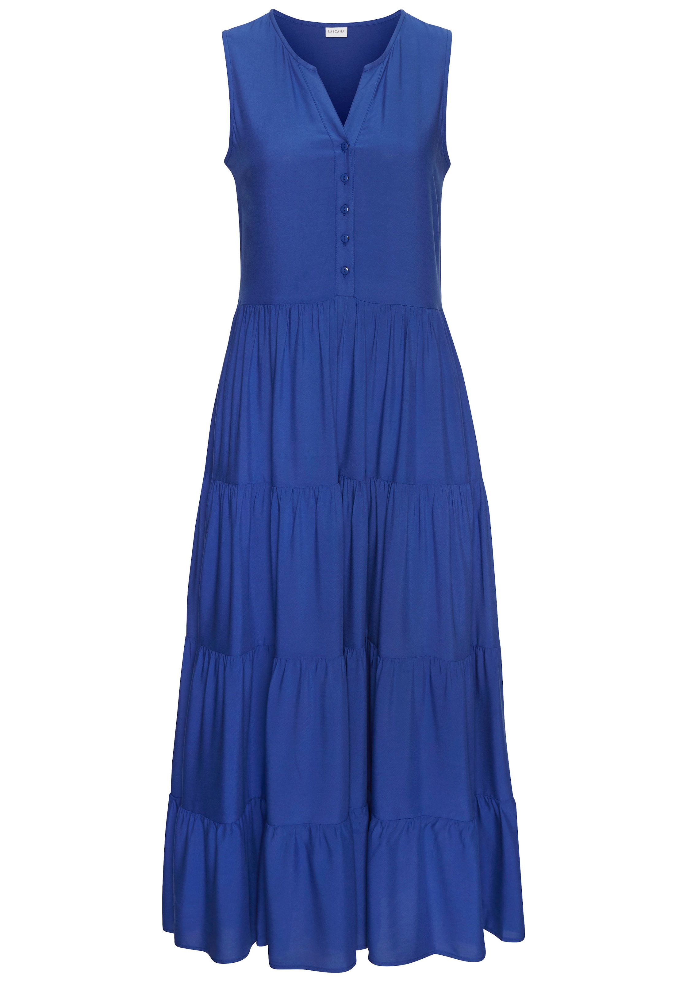 LASCANA Maxikleid, mit Volants