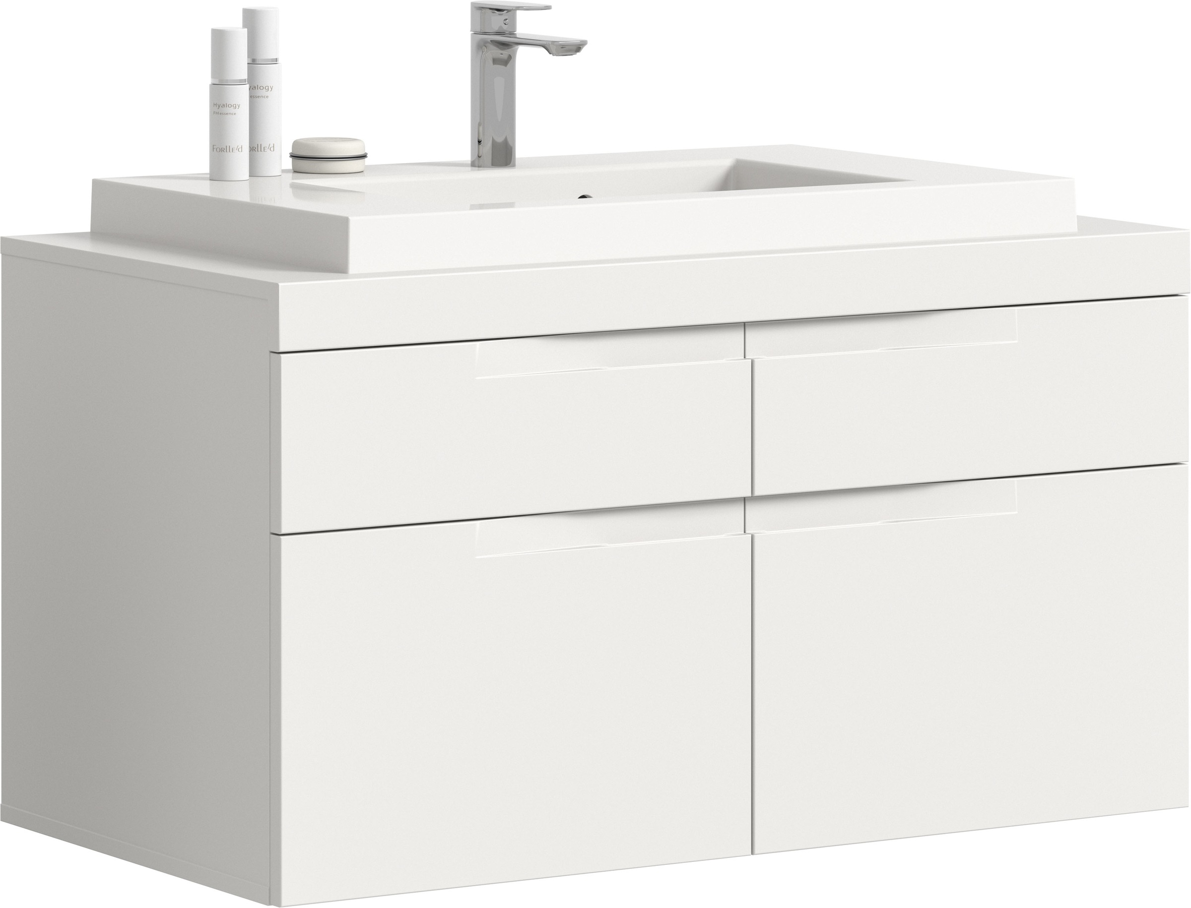 Image of GOODproduct Waschtisch "MAOI, inklusive Mineralguss-Aufsatzwaschbecken, Breite 100cm" Waschbecken, Waschbeckenschrank, Kommode, Badunterschrank