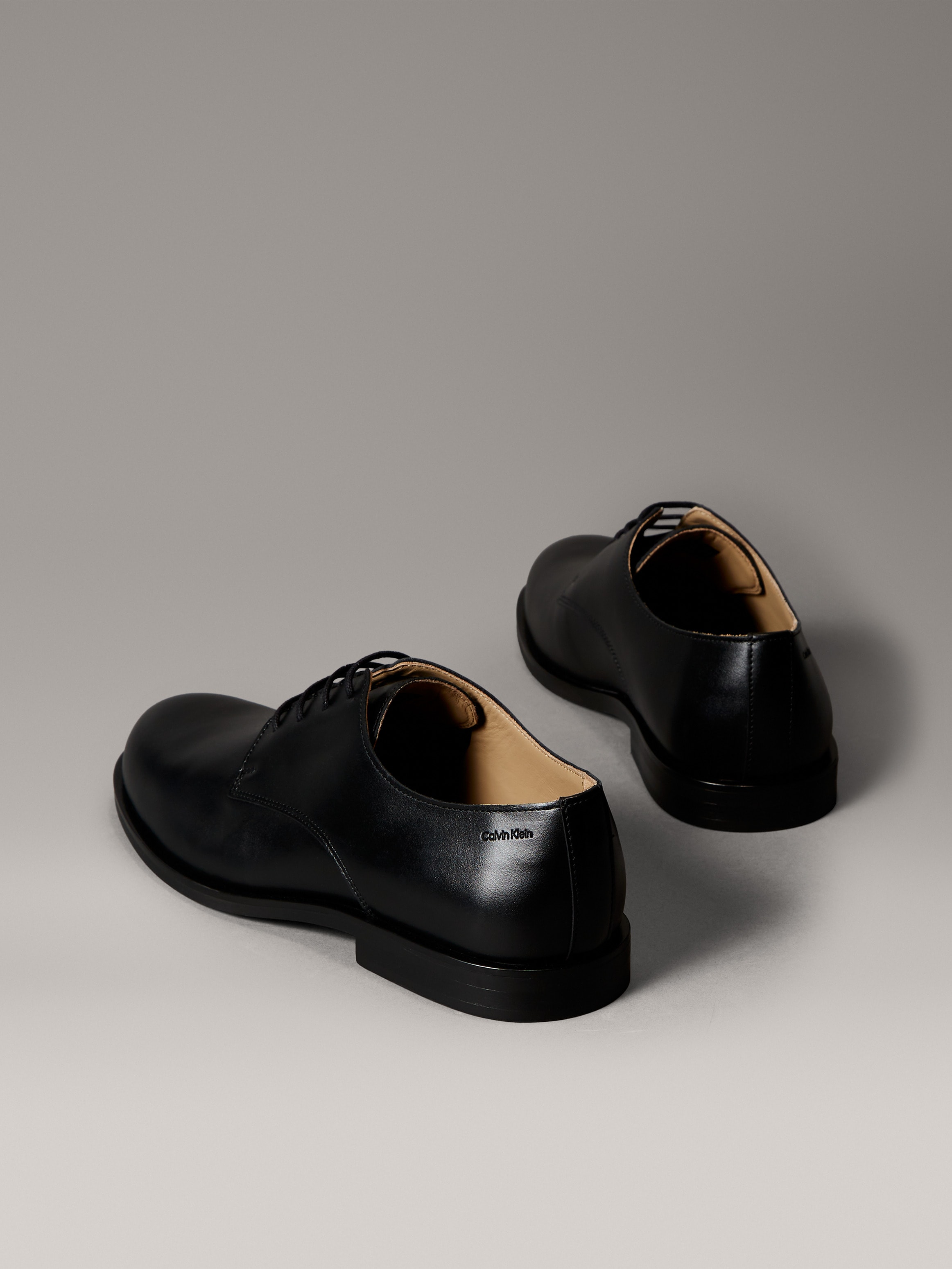 Calvin Klein Schnürschuh »ESS RUBBER DERBY LTH«  Anzugschuh, Business-Schnürer, Klassik-Schnürschuh mit CK-Markenlogo