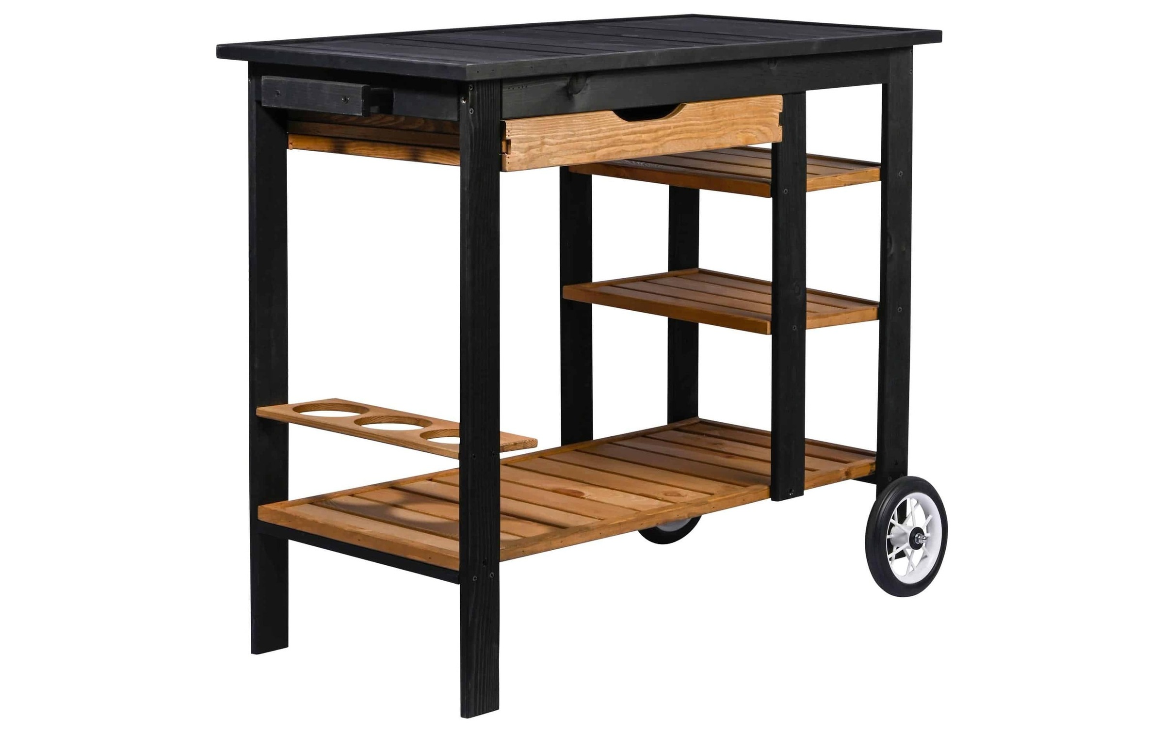 Image of dobar Servierwagen "BBQ-Trolley" Wetterfester Servierwagen