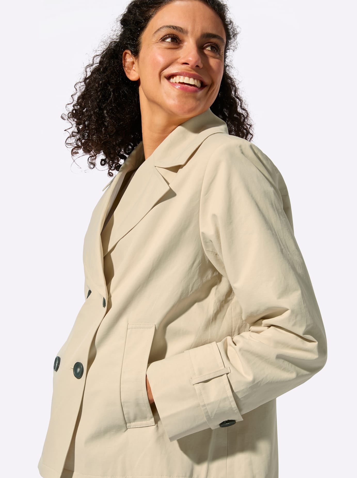 Inspirationen Veste longue ohne Kapuze