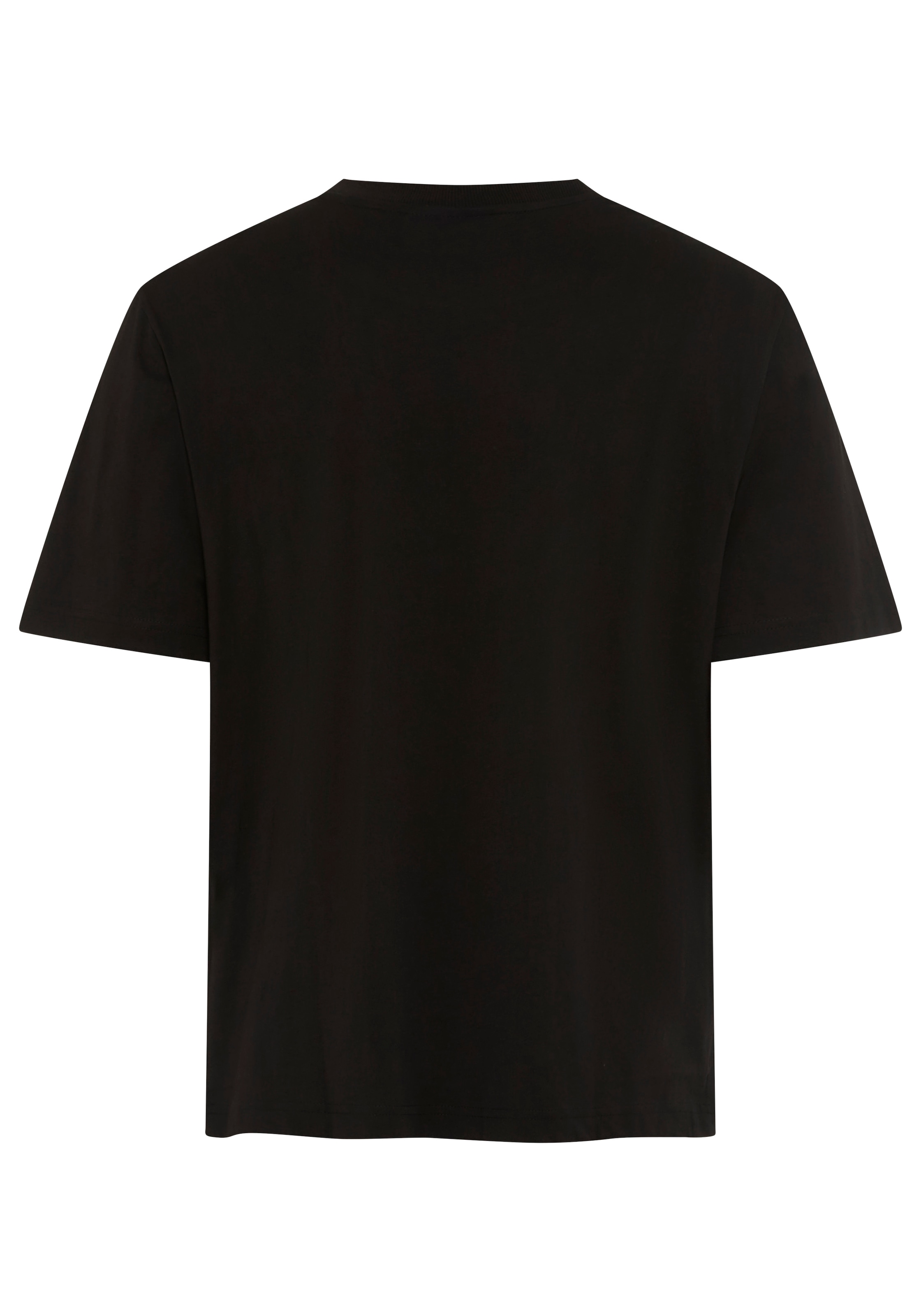 HUGO T-shirt col rond, coupe régulière, coton pur