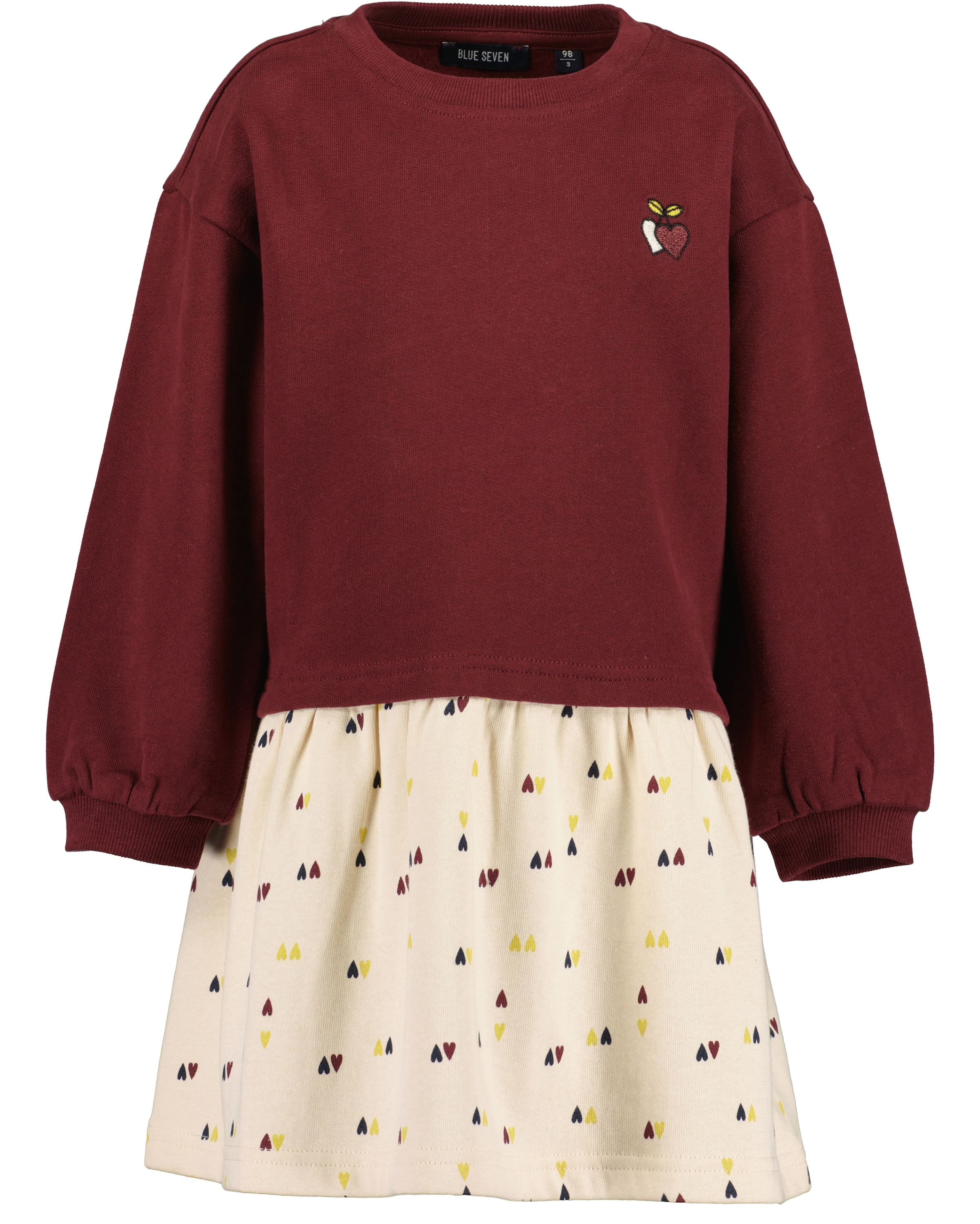 Image of Blue Seven Sweatkleid mit kleiner Bruststickerei