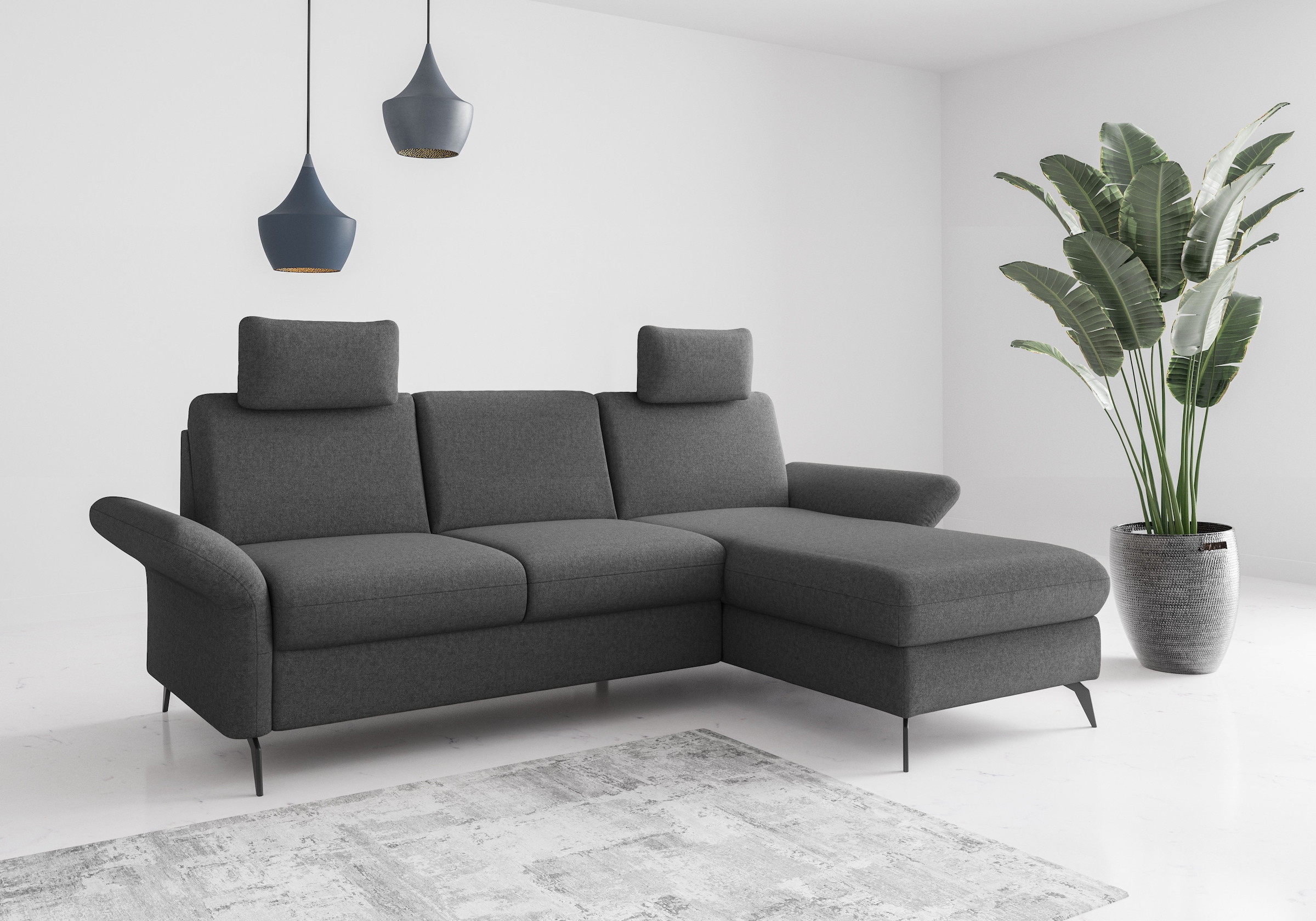 Image of Home affaire Ecksofa "Rochelle" wahlweise mit Bettfunktion, Bettkasten und Armteilverstellung