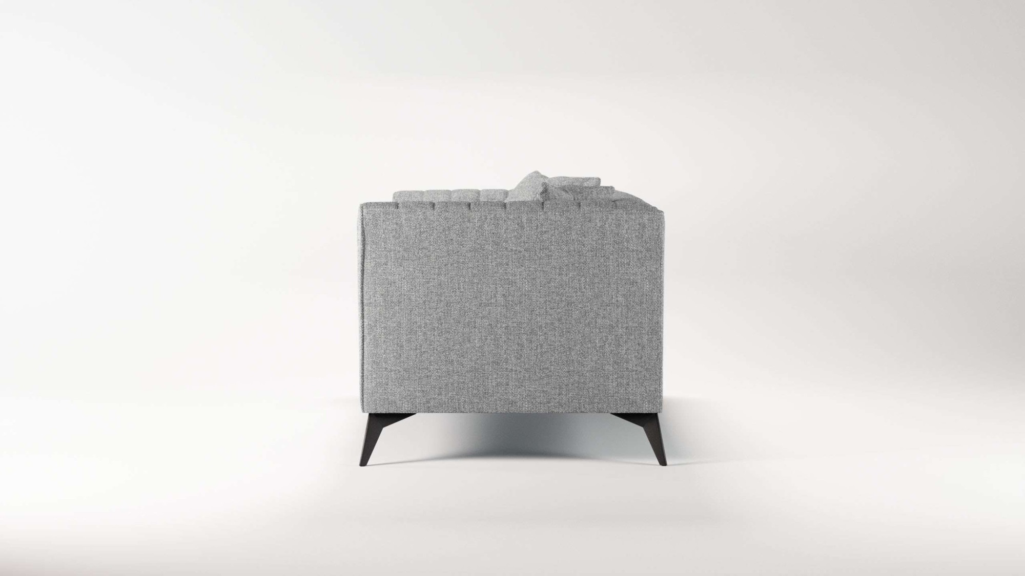 Places of Style 2-Sitzer »MATTHEW elegantes Designsofa, Masse B/T/H: 170/86/74 cm«, Steppung im Rücken, lose Sitzkissen, incl. Zierkissen