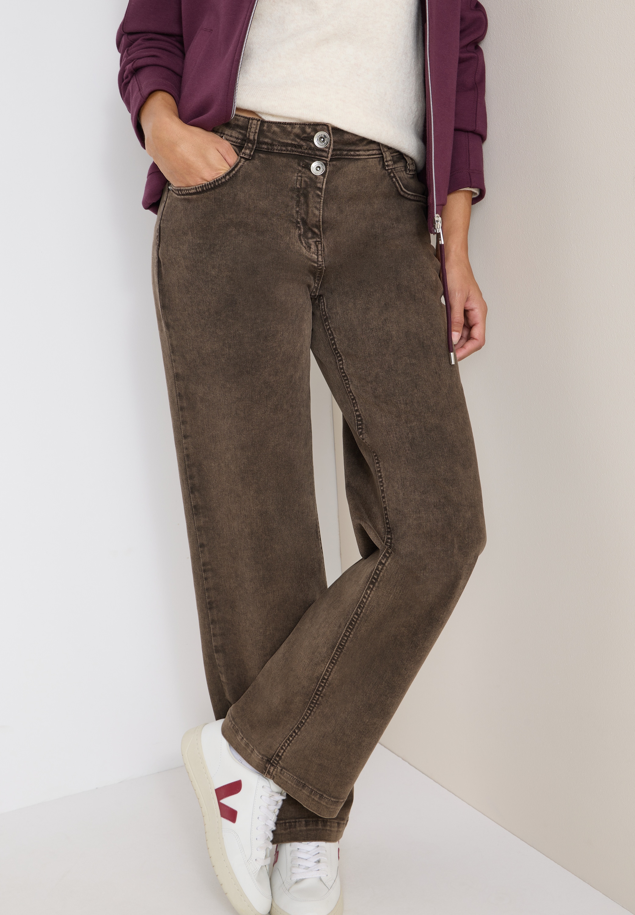 Image of Cecil Jerseyhose "NEELE" im Five-Pocket Style