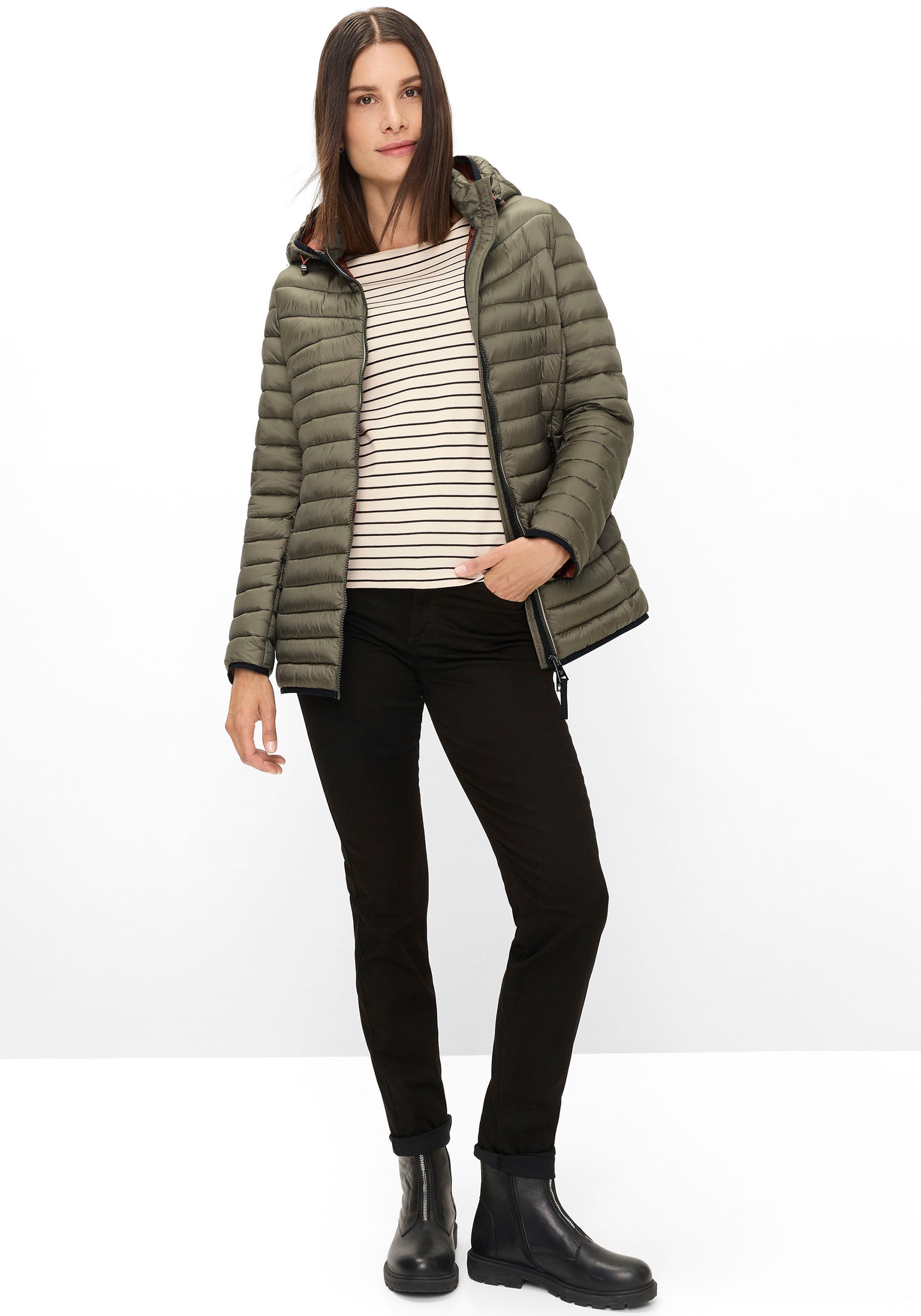 Fuchs Schmitt Veste matelassée »Steppjacke« mit Kapuze mit abnehmbarer Kapuze