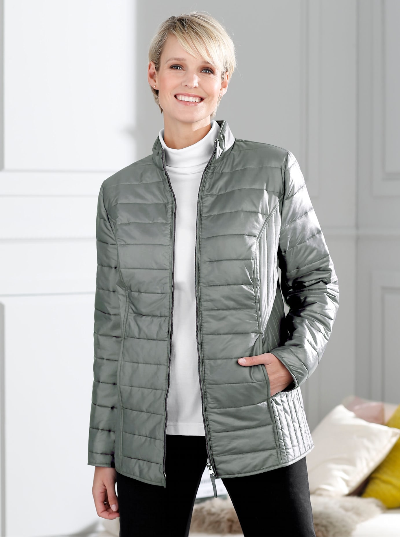 Classic Basics Steppjacke ohne Kapuze