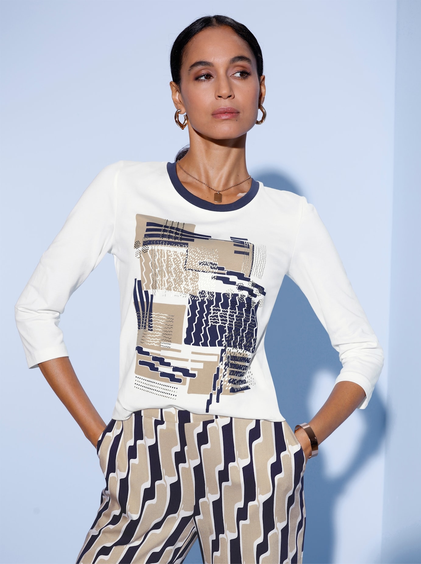 Image of creation L 3/4-Arm-Shirt "Shirt" 1 tlg.