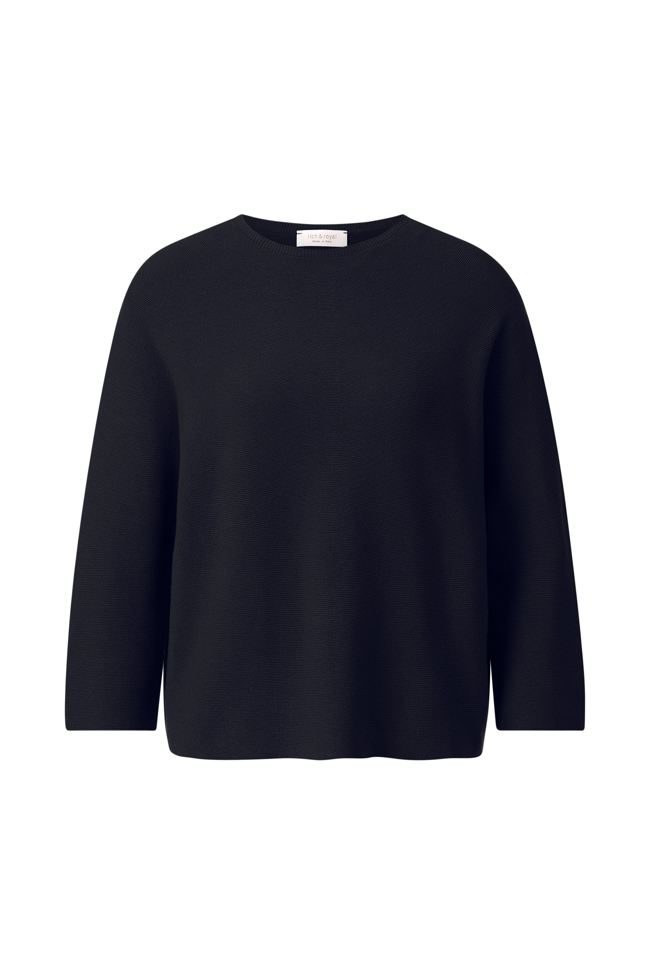 RICHROYAL Strickpullover, Mit Rundhalsausschnitt