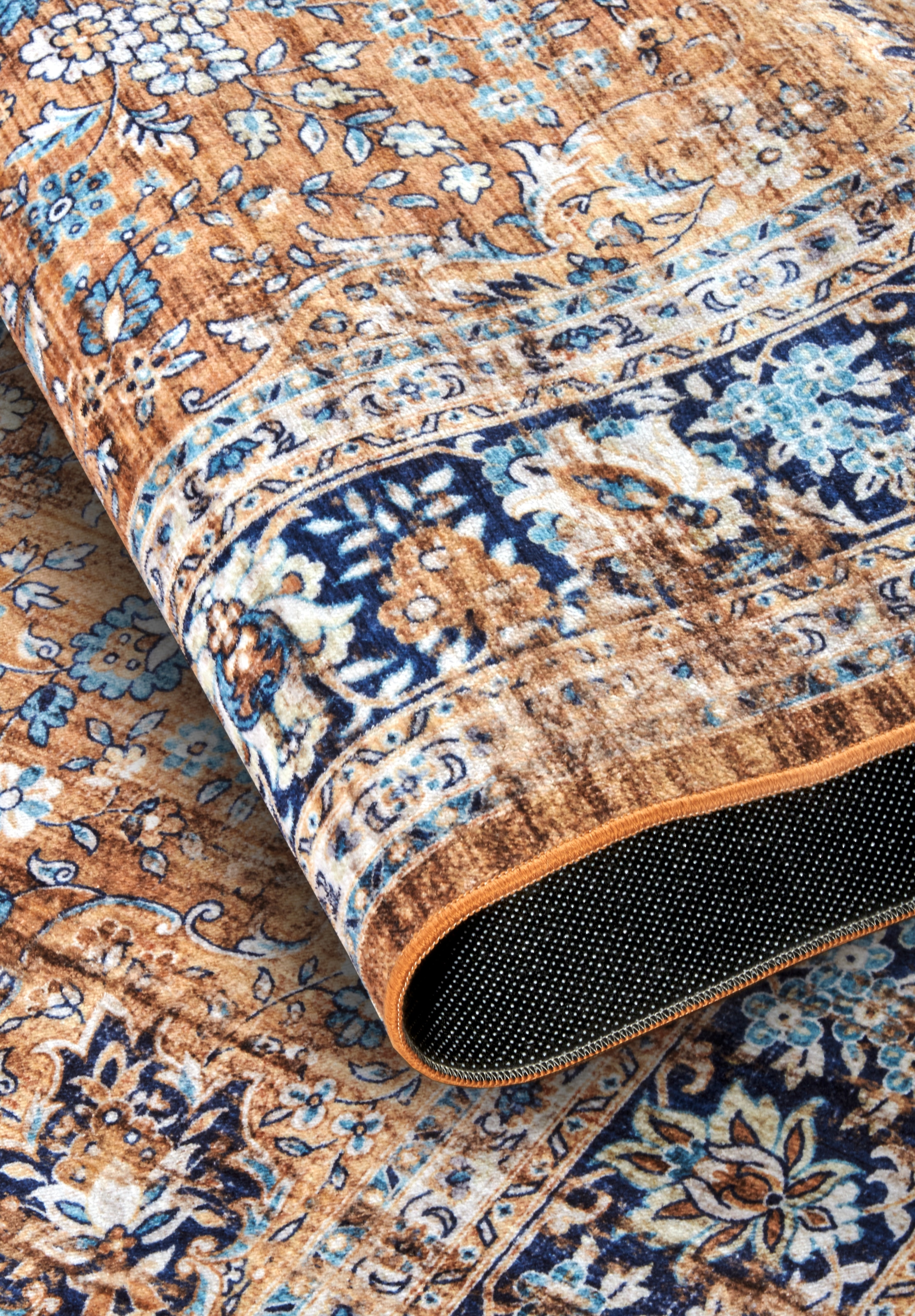 HANSE Home Teppich »Aurora«, rechteckig, 5 mm Höhe, Kurzflor, Anti Rutsch, Orient, Vintage, Klassisch, Wohnzimmer, Flur