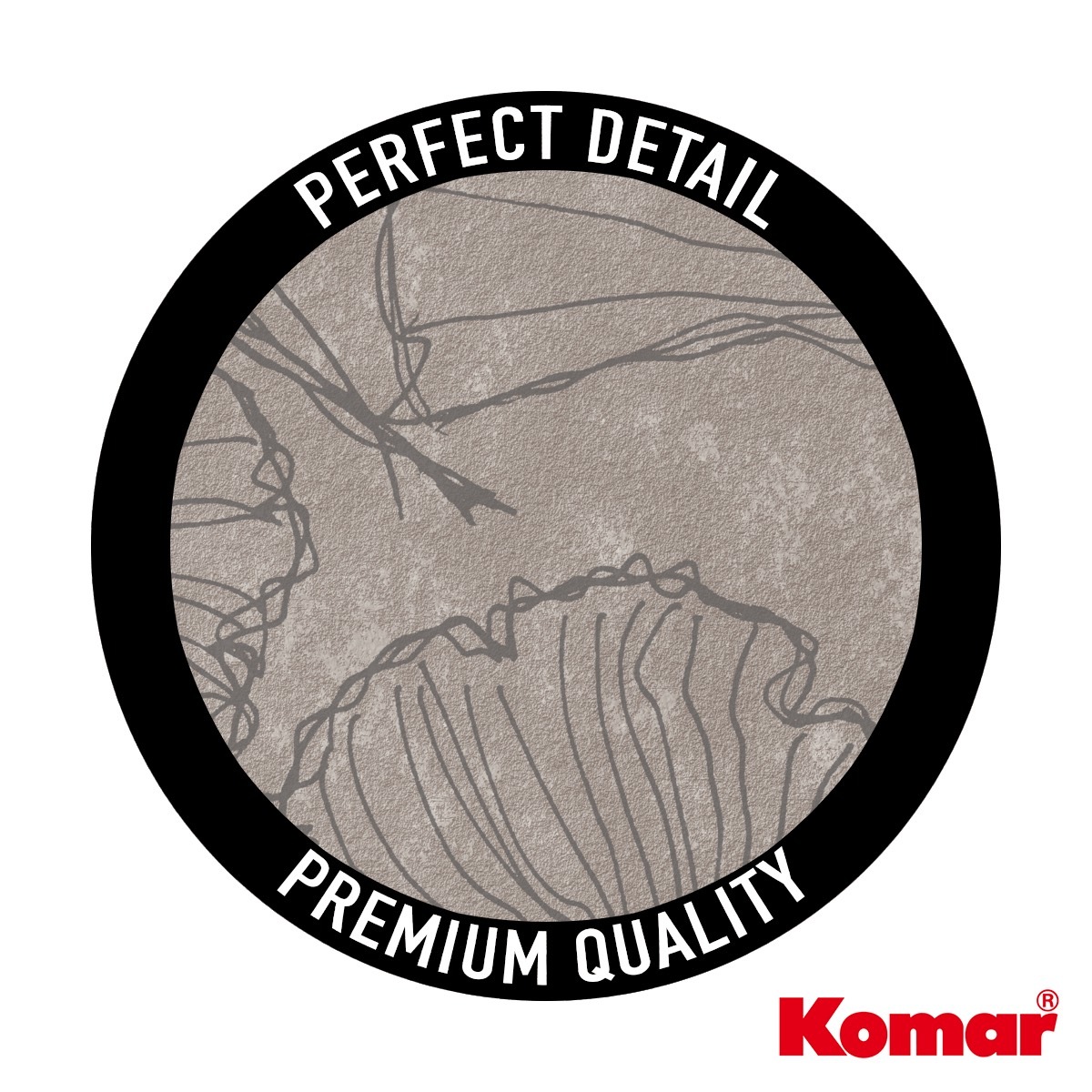 Komar Fototapete »Vlies Fototapete - Ginko Stone - Grösse 200 x 250 cm« Motiv | bedruckt glatt