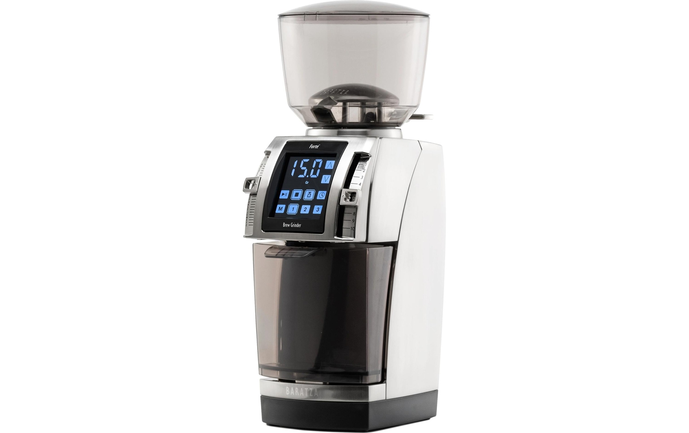 Baratza Kaffeemühle »Baratza Kaffeemühle Forte BG Silber«, Kegelmahlwerk
