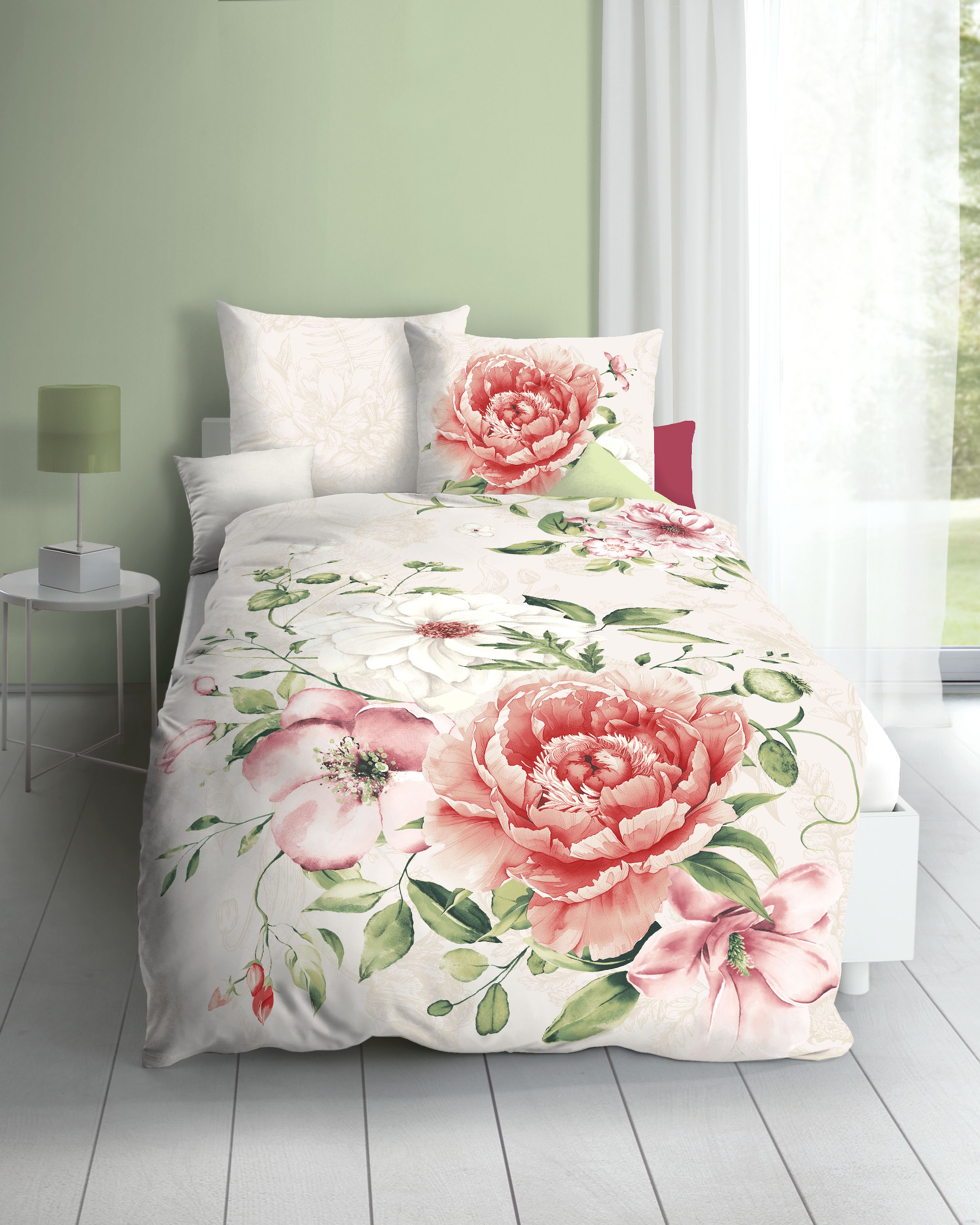 Image of Kaeppel Bettwäsche "Blushing Rose" 2 Stk. Mit Rosen