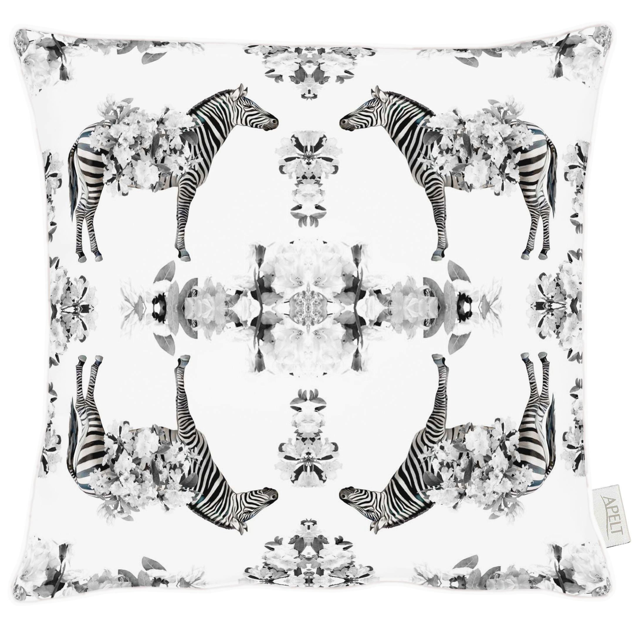 Image of APELT Dekokissen "Zebra" Kissenhülle ohne Füllung, 1 Stück