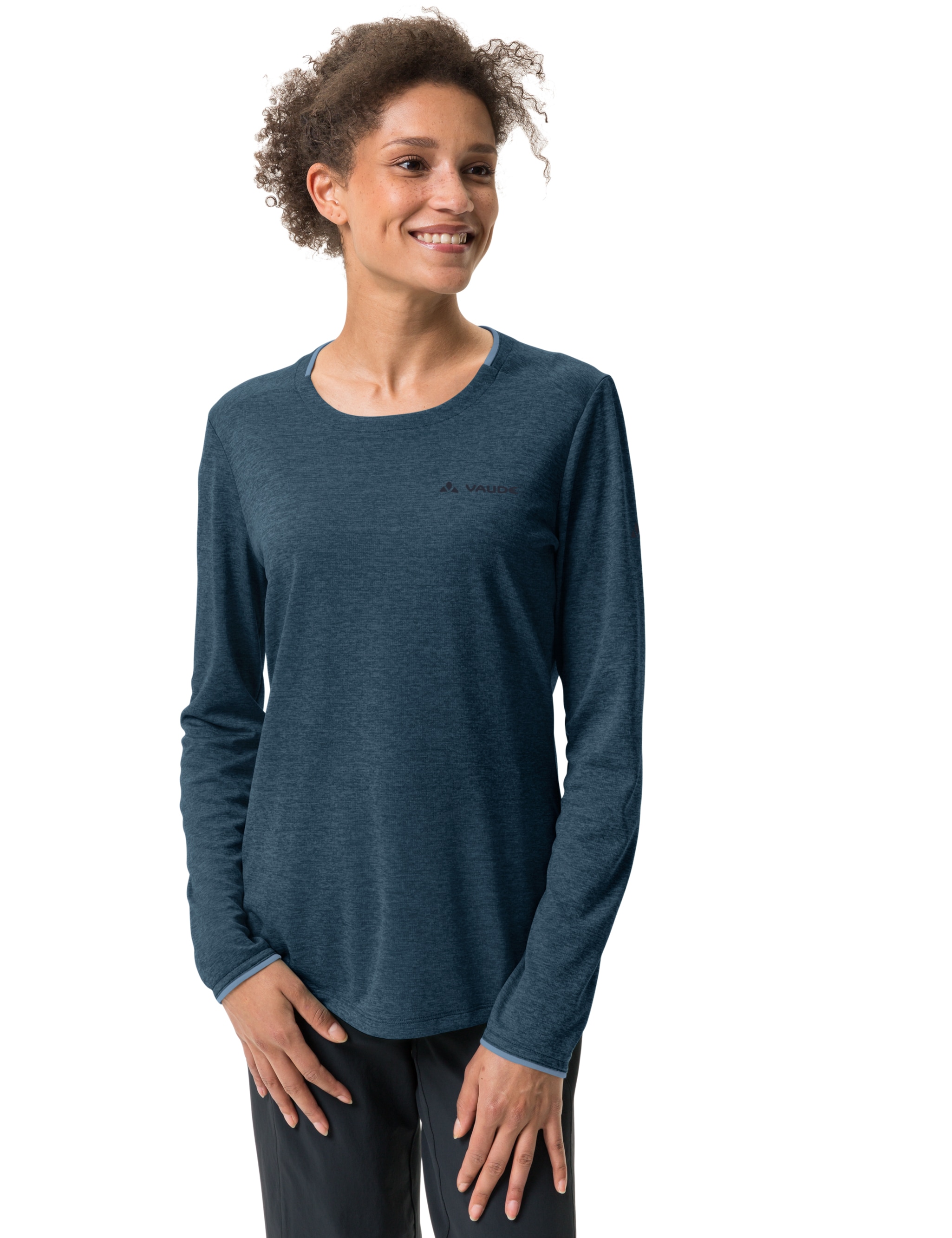 Image of VAUDE Longsleeve "WOMENS ESSENTIAL LS T-SHIRT" sportliche Passform, langärmlig, mit Rundhalsausschnitt
