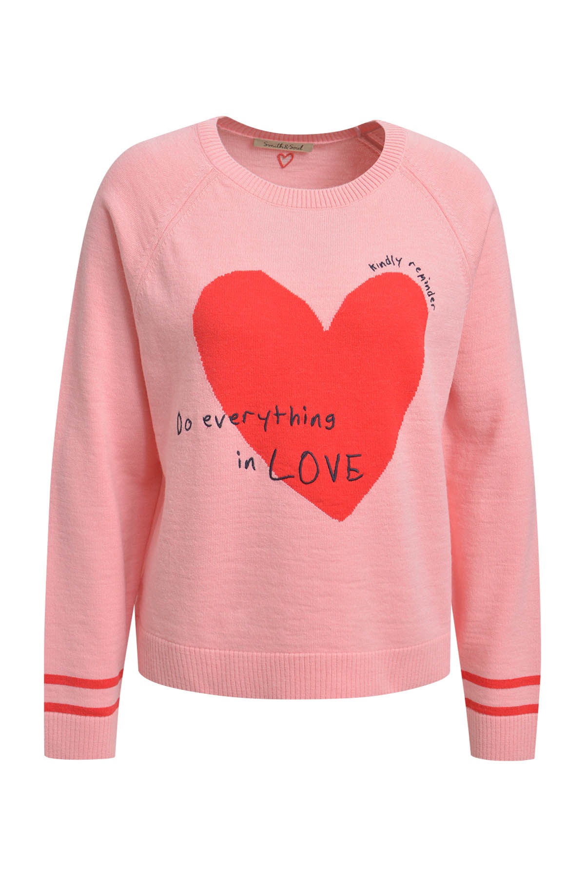 Image of Smith & Soul Strickpullover mit Rundhals, Viskose-Mix