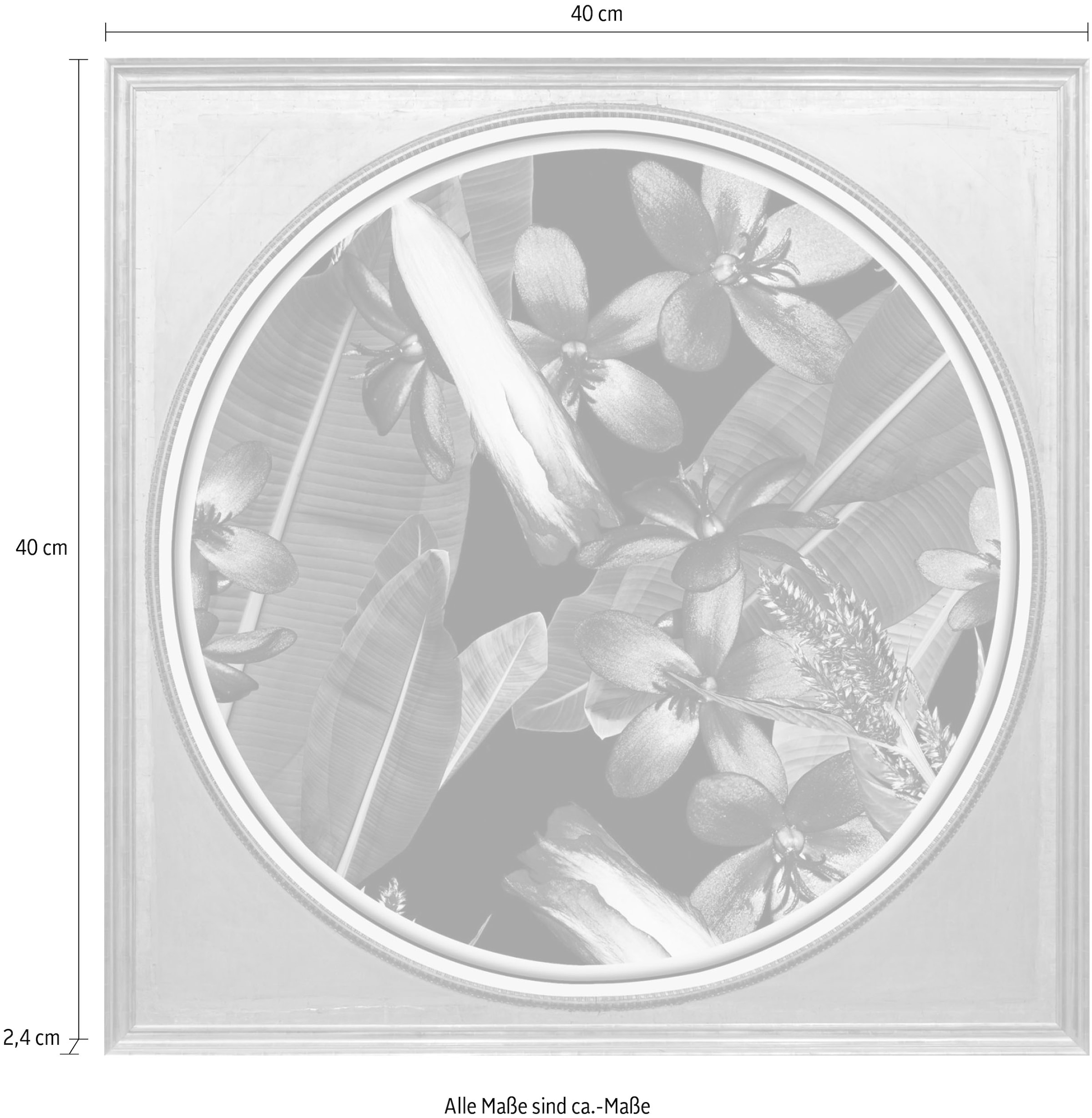 queence Acrylglasbild »Blumen«, Blumen-Blumenbilder-Kunst-Pflanzen-Pflanzenbilder-Gemälde, Fine Art-Print in Galeriequalität