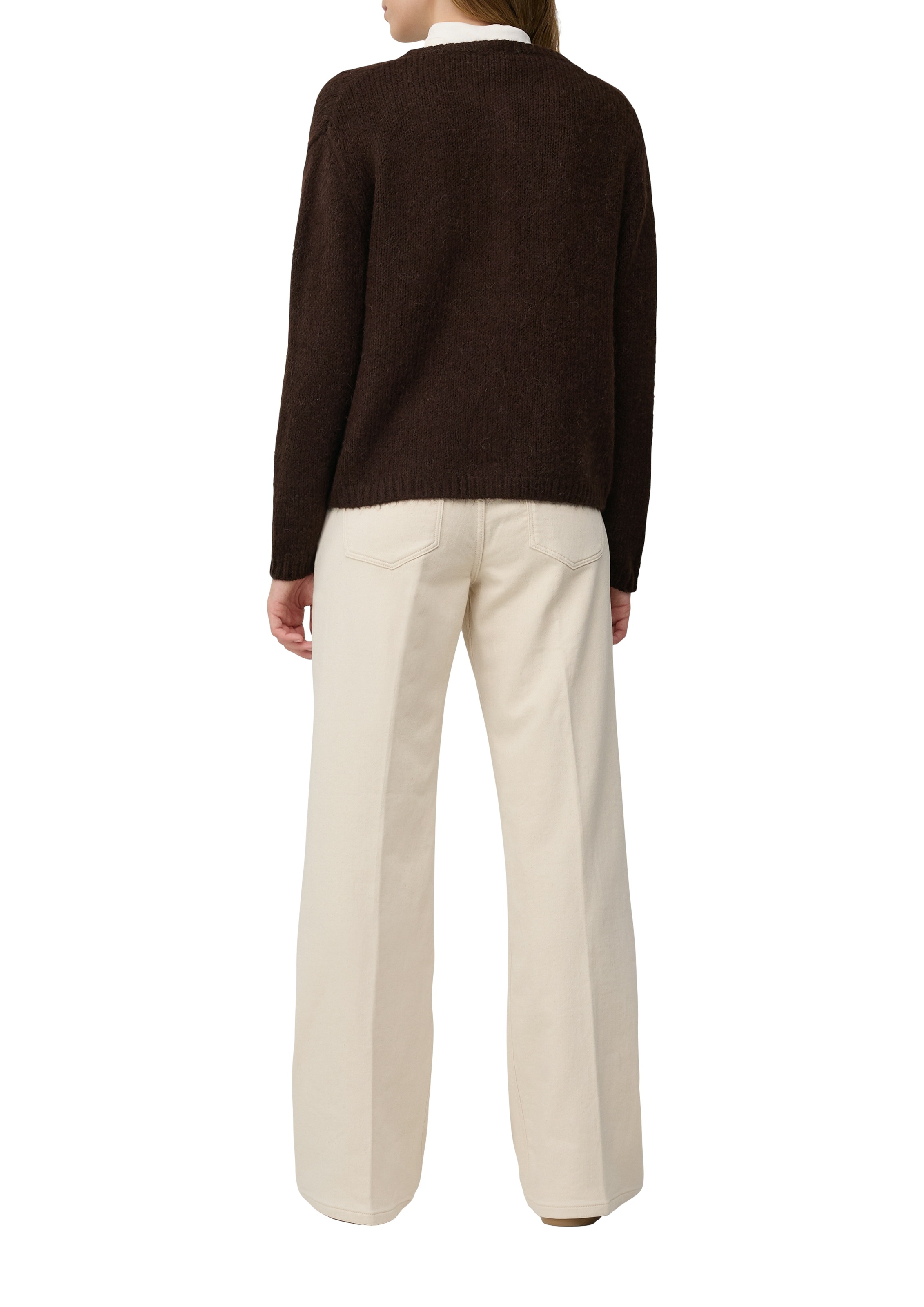 s.Oliver Strickjacke mit Rippbündchen