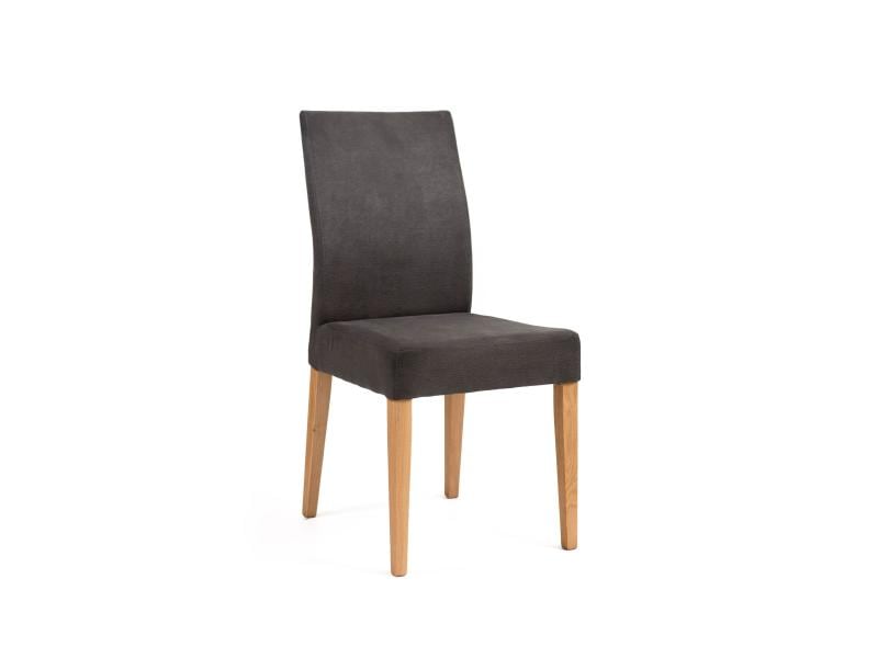 Stuhl »Cora«, (Set), 2 St., Microfaser, Vollmontiert, Sitzhöhe 49 cm