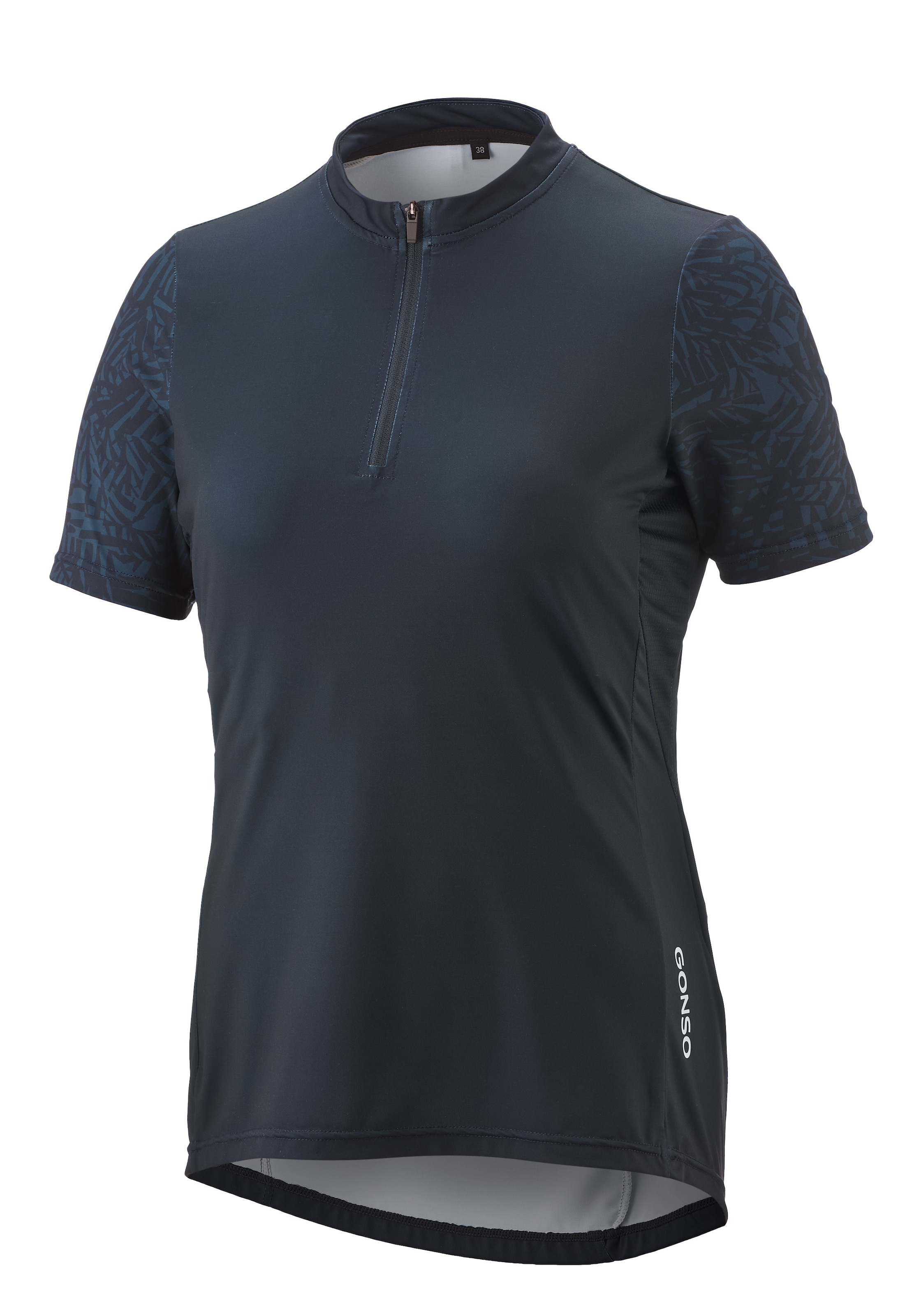 Gonso Radtrikot »Adventure Jersey Halfzip W« Damen Fahrradtrikot kurzarm, Rückentasche mit RV, Quick-Dry, Slim Fit