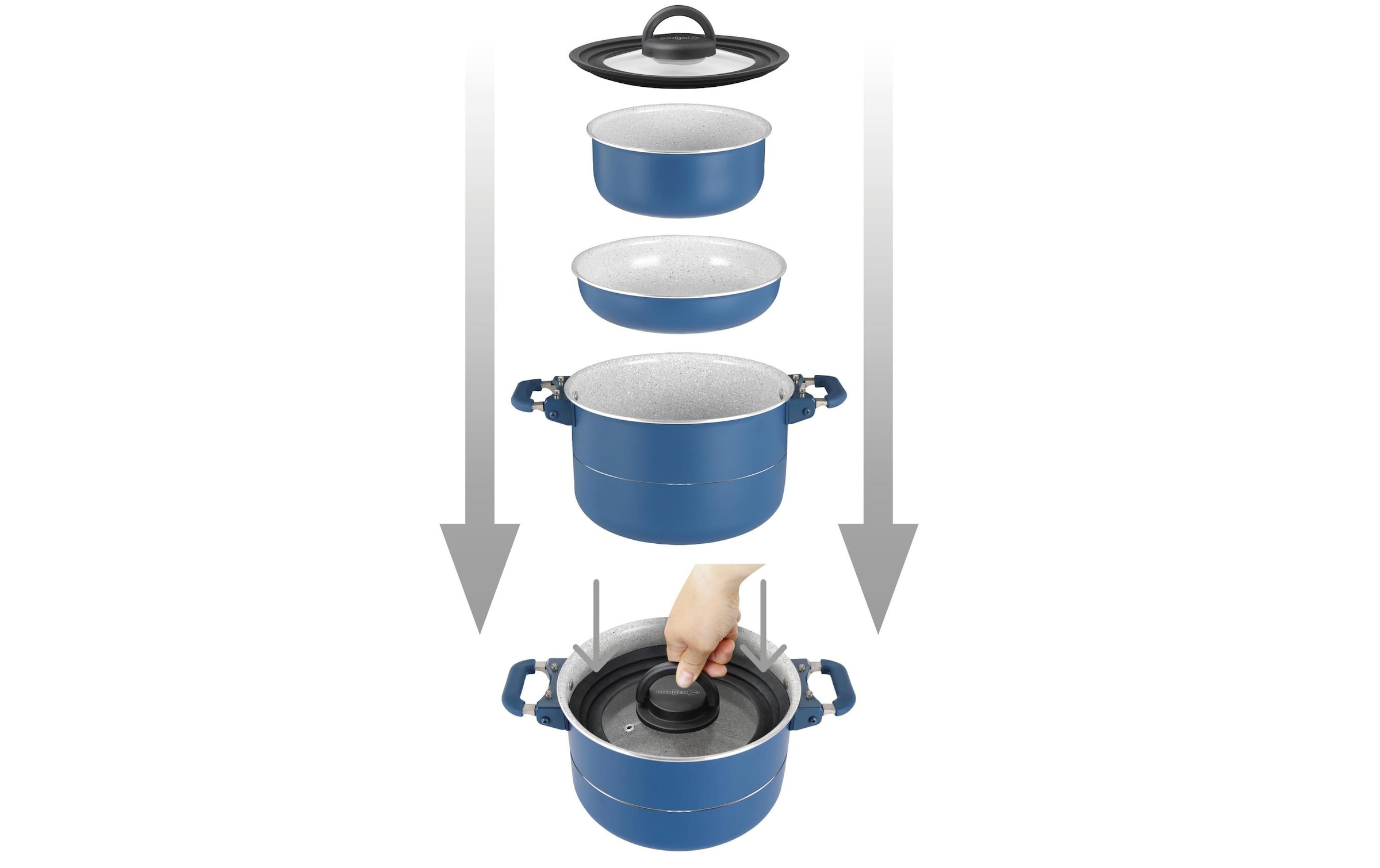 BRUNNER Set de vaisselle »Carezza Magnetogrip«