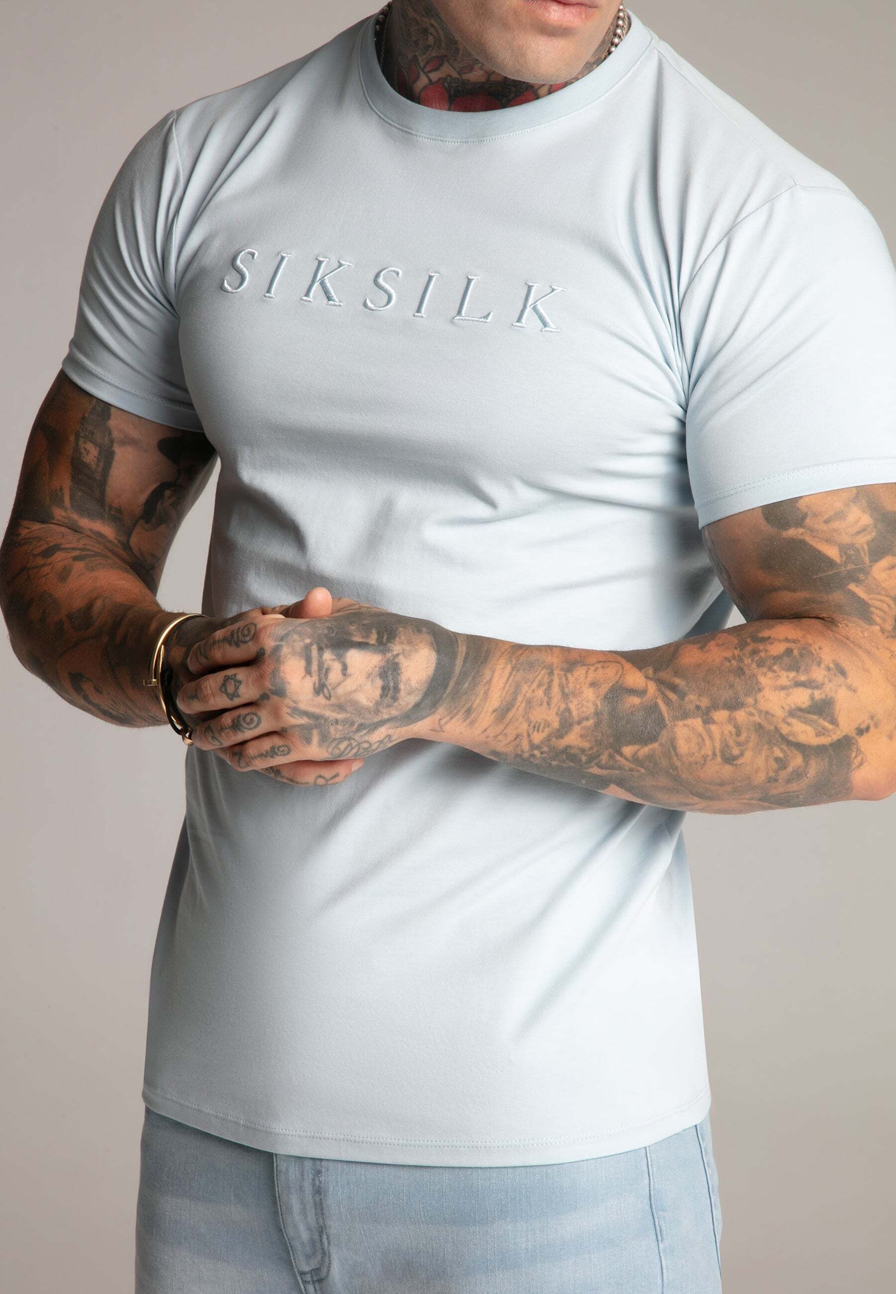 Siksilk T-Shirt »Siksilk T-Shirt Muscle Fit T-Shirt«
