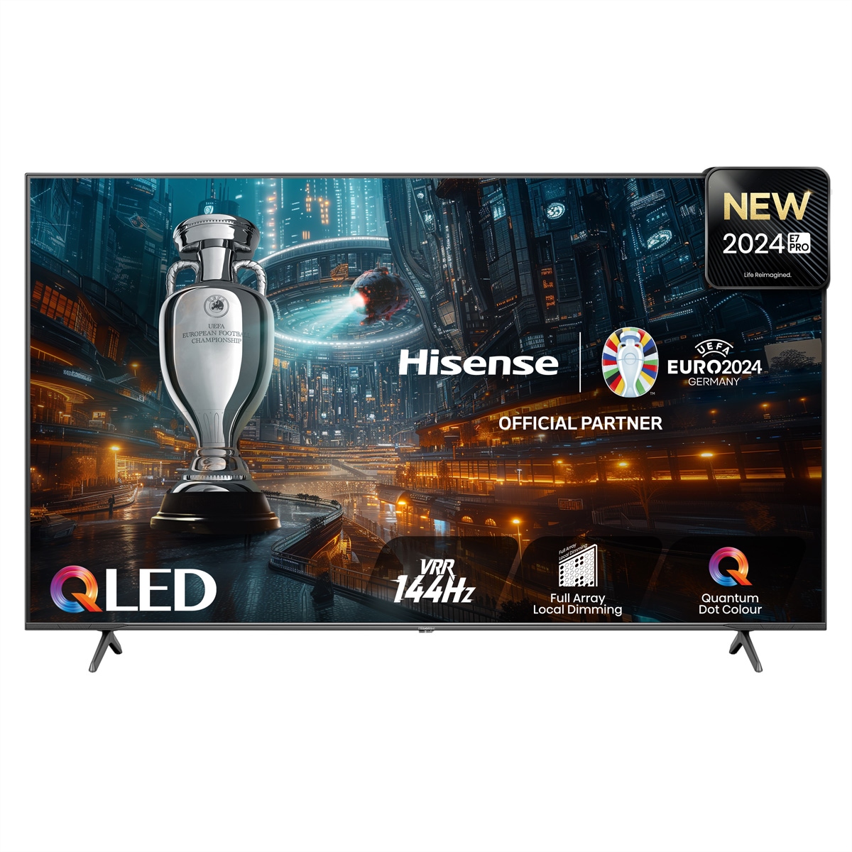 QLED-Fernseher »Hisense TV 65E77NQ PRO, 55", 4K, QLED, 120Hz, Gaming Serie«, UHD