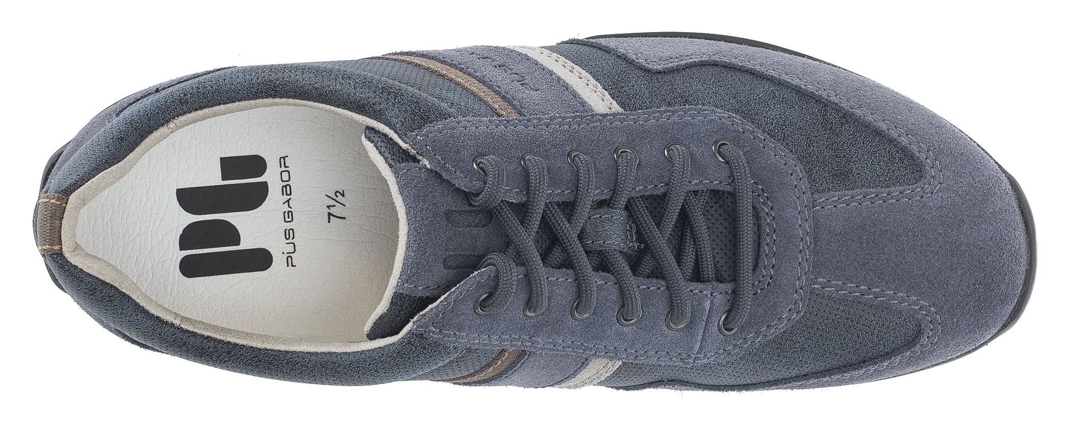 Pius Gabor Sneakers  , Freizeitschuh, Halbschuh, Schnürschuh mit Logo, Weite G (=weit)