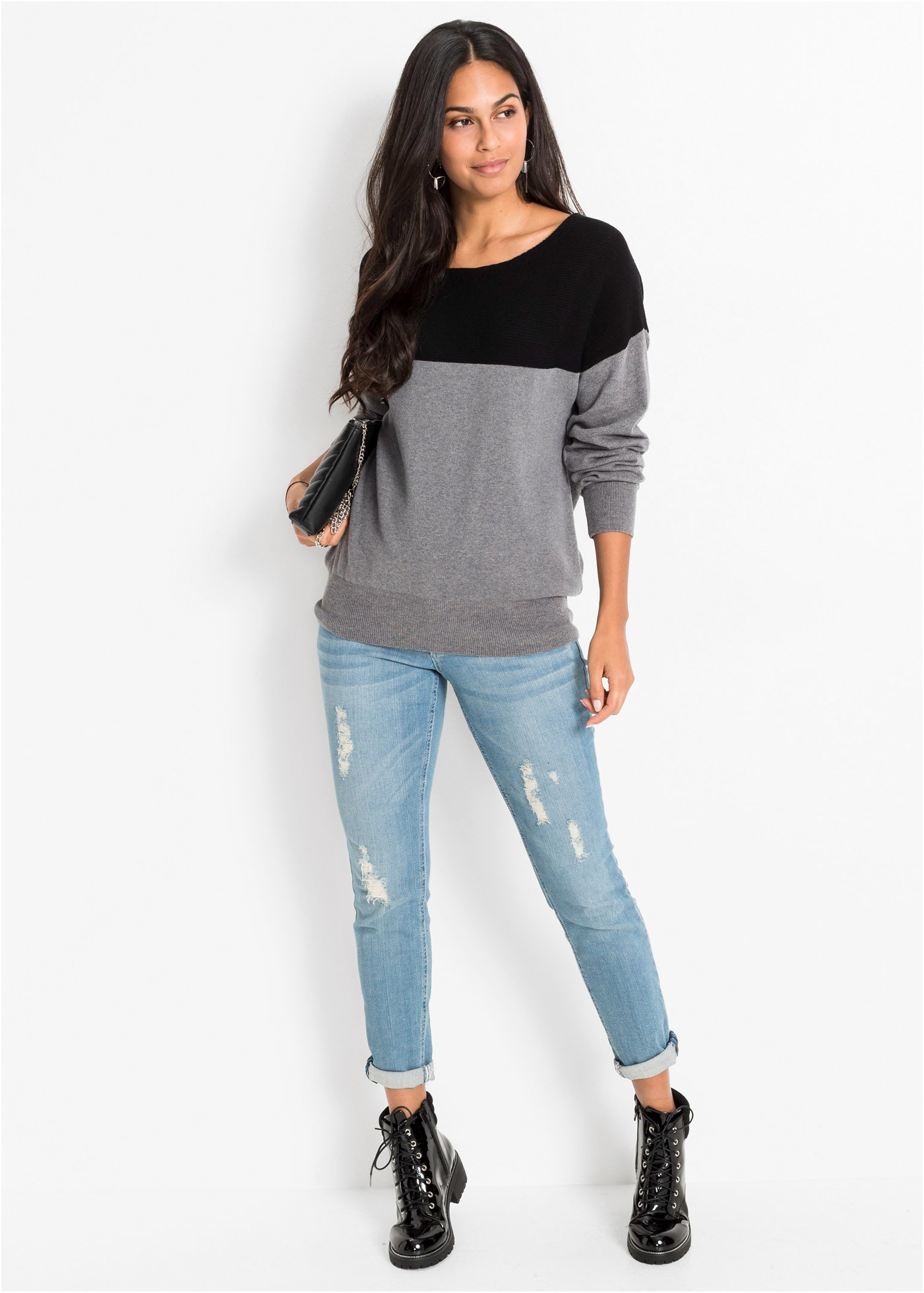 bonprix Strickpullover »Oversize-Pullover« Oversize-Pullover